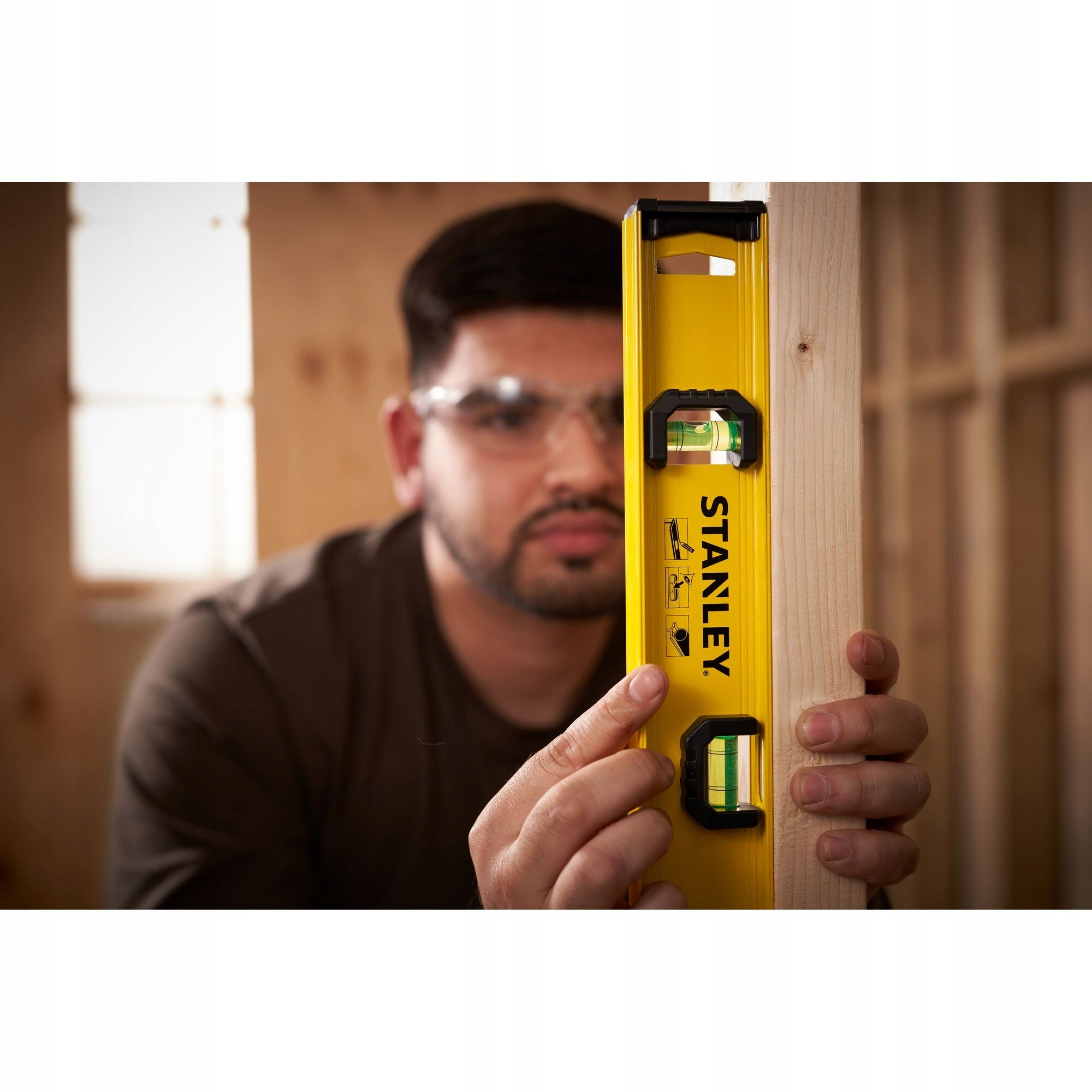 STANLEY I-BEAM BASIC 30CM LEVEL 2 LIBELLE 90ST. 2MM/M CE 0-42-072 Brand Stanley
