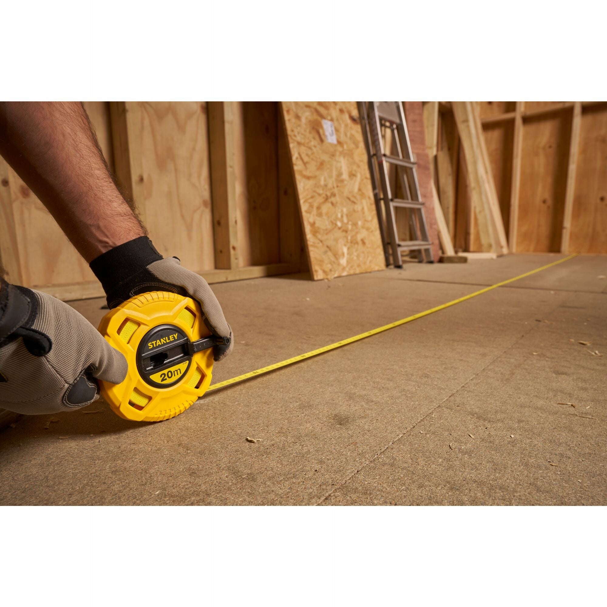 STANLEY MEASURE FIBERGLASS MEASURING TAPE ROLLED 20m 34-296 Manufacturer code 34296