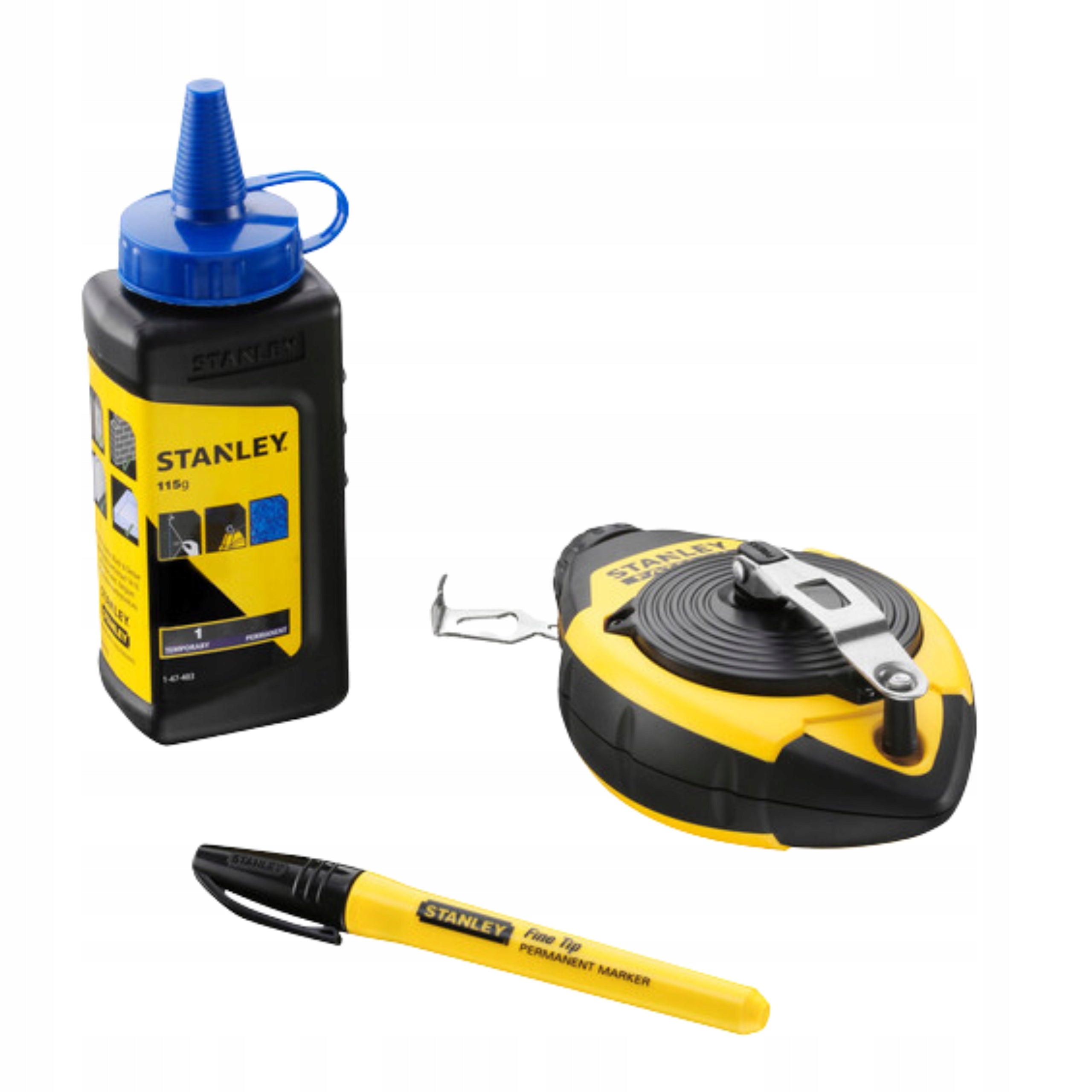 STANLEY ROUTING CABLE STRING SET 30m + CHALK MARKER 47-681 Packaging status original