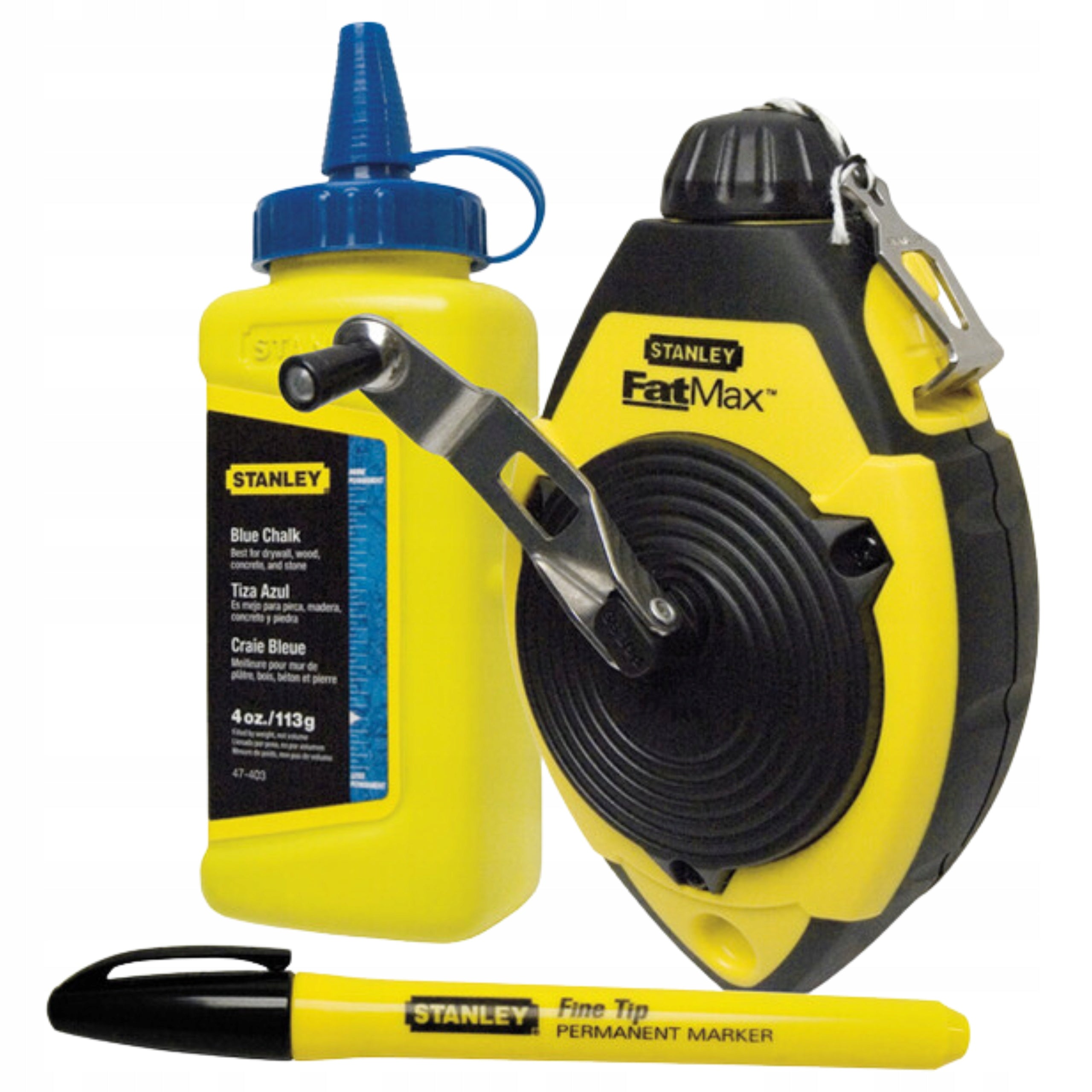 STANLEY ROUTING CABLE STRING SET 30m + CHALK MARKER 47-681