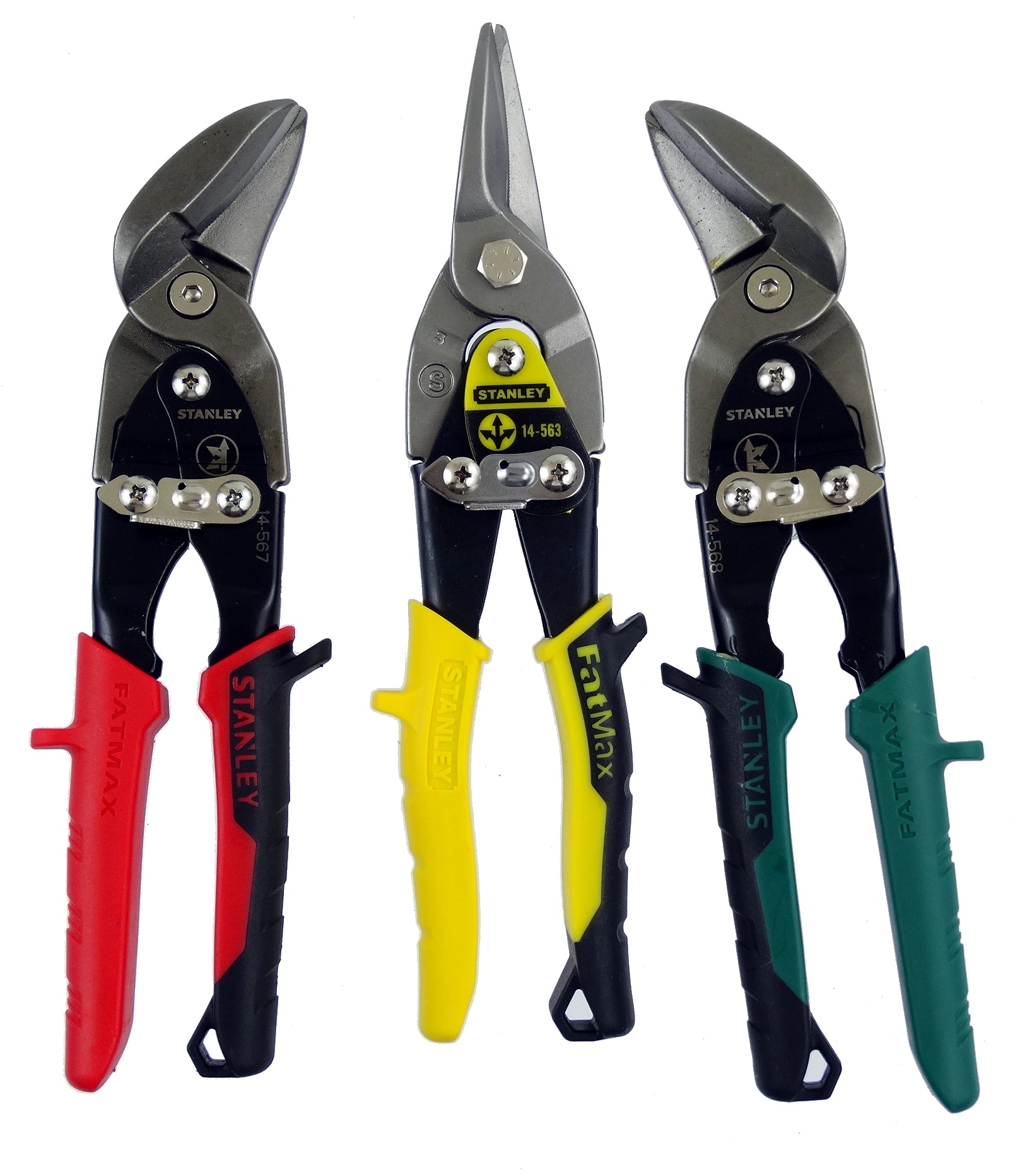 STANLEY sheet metal shears KPL.3sz left,right,straight Brand Stanley