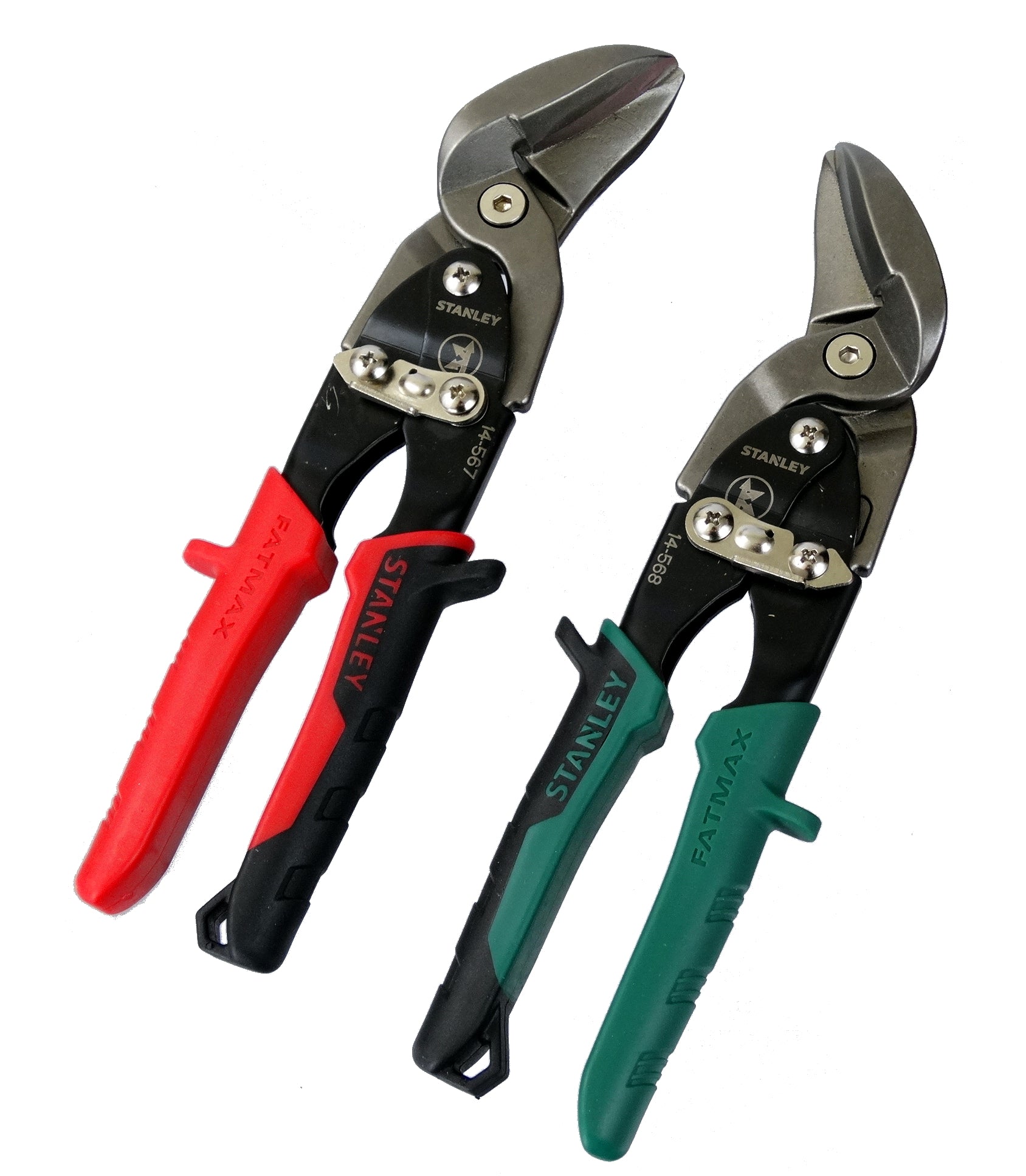 STANLEY sheet metal shears Set of 2 pieces left+right bent Brand Stanley