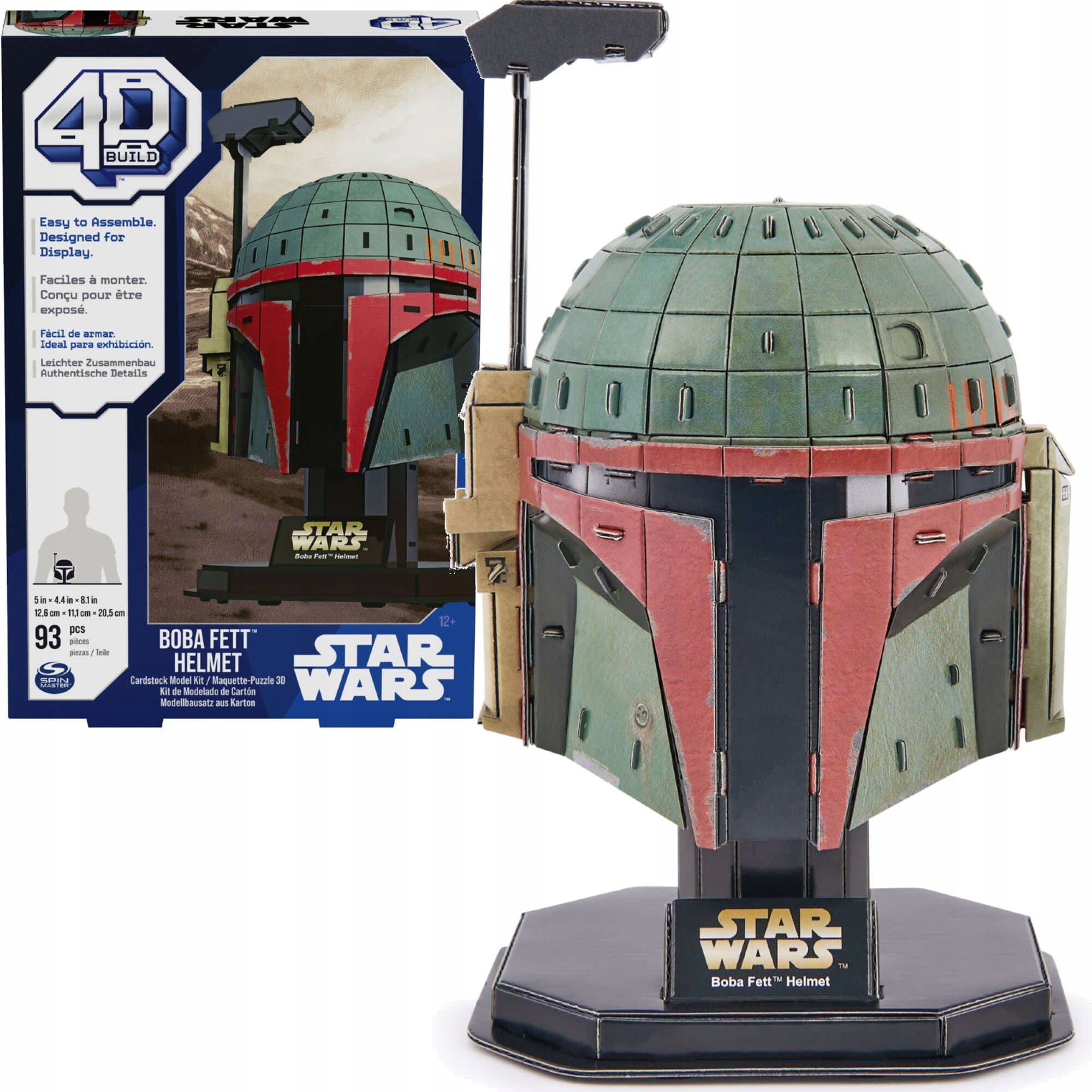 4D dėlionė Star Wars Žvaigždžių karai Boba Fett šalmas, 10 d.