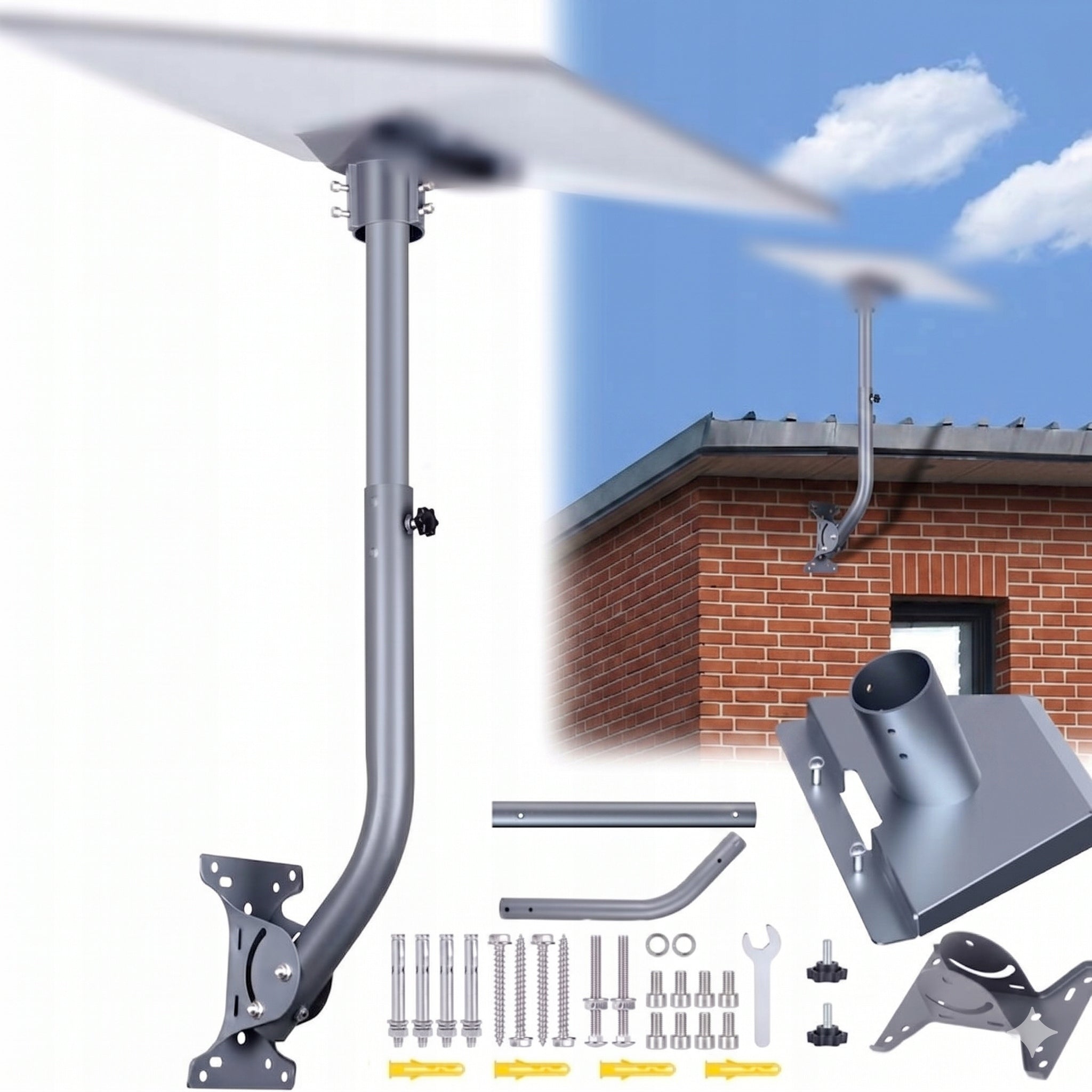STARLINK Standard 4 X V3 Wall Mount Bracket Adjustable SOLID METAL