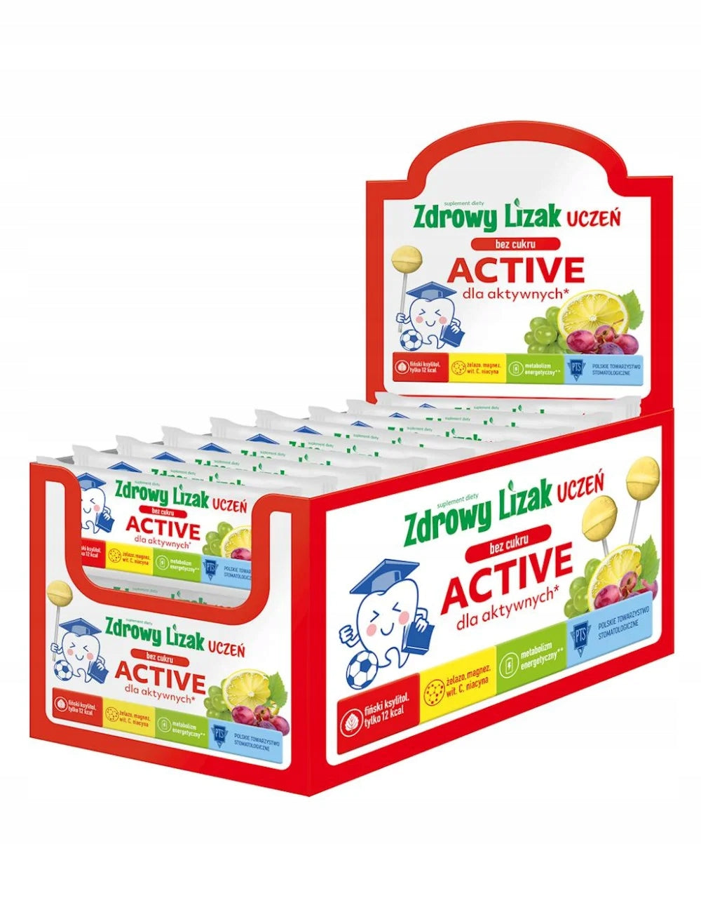 STARPHARMA Healthy lollipop STUDENT ACTIVE with grape and lemon flavor 1 piece Name other