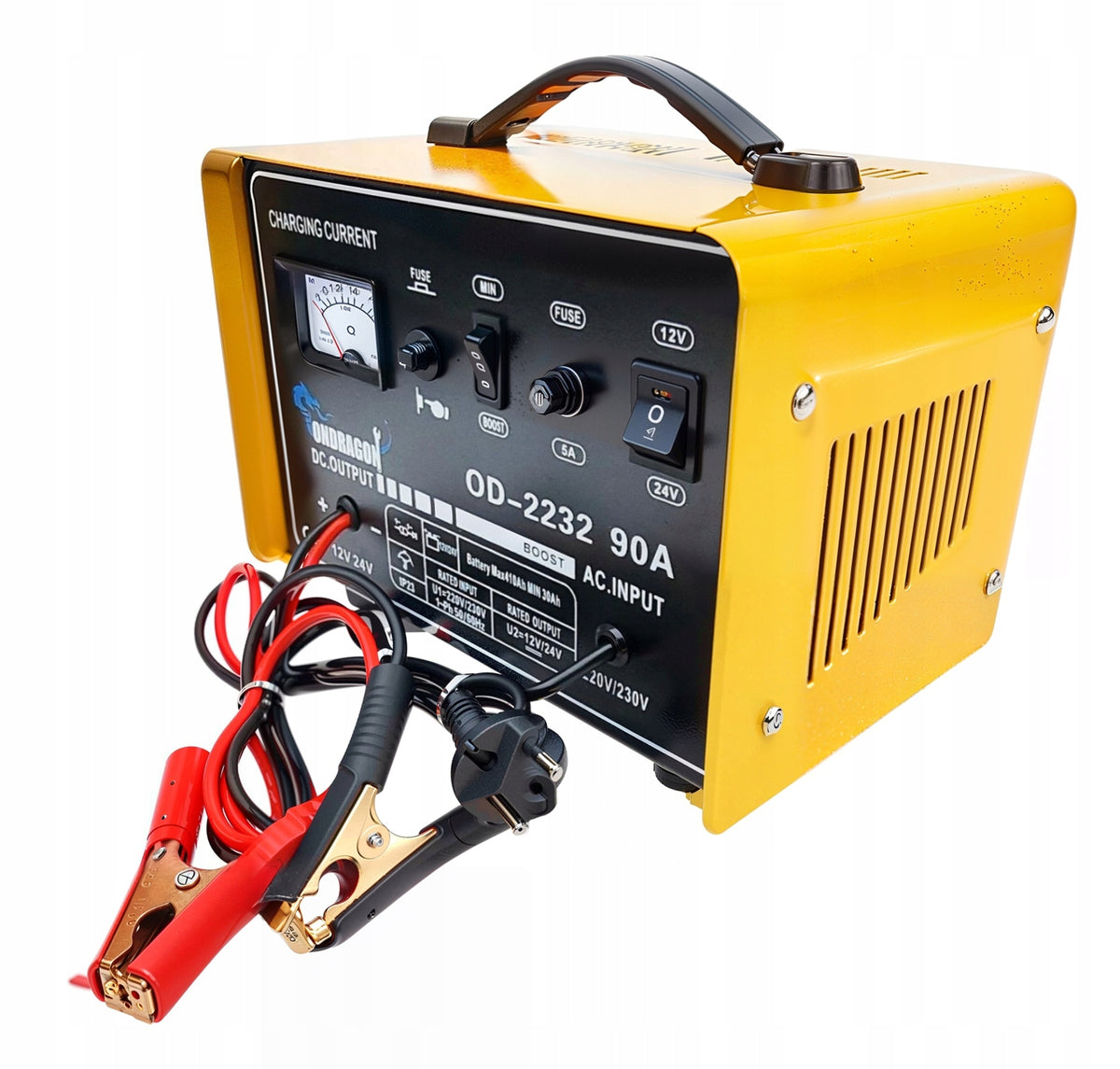 START 12/24V CAR RECTIFIER WITH START FOR CHARGING POWERFUL 90A Packaging status original