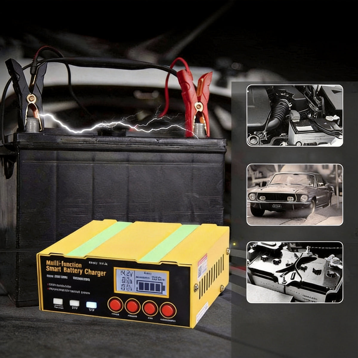 START-STOP BATTERY MONITORING OF THE SAFETY CHARGING PROCESS Packaging status original