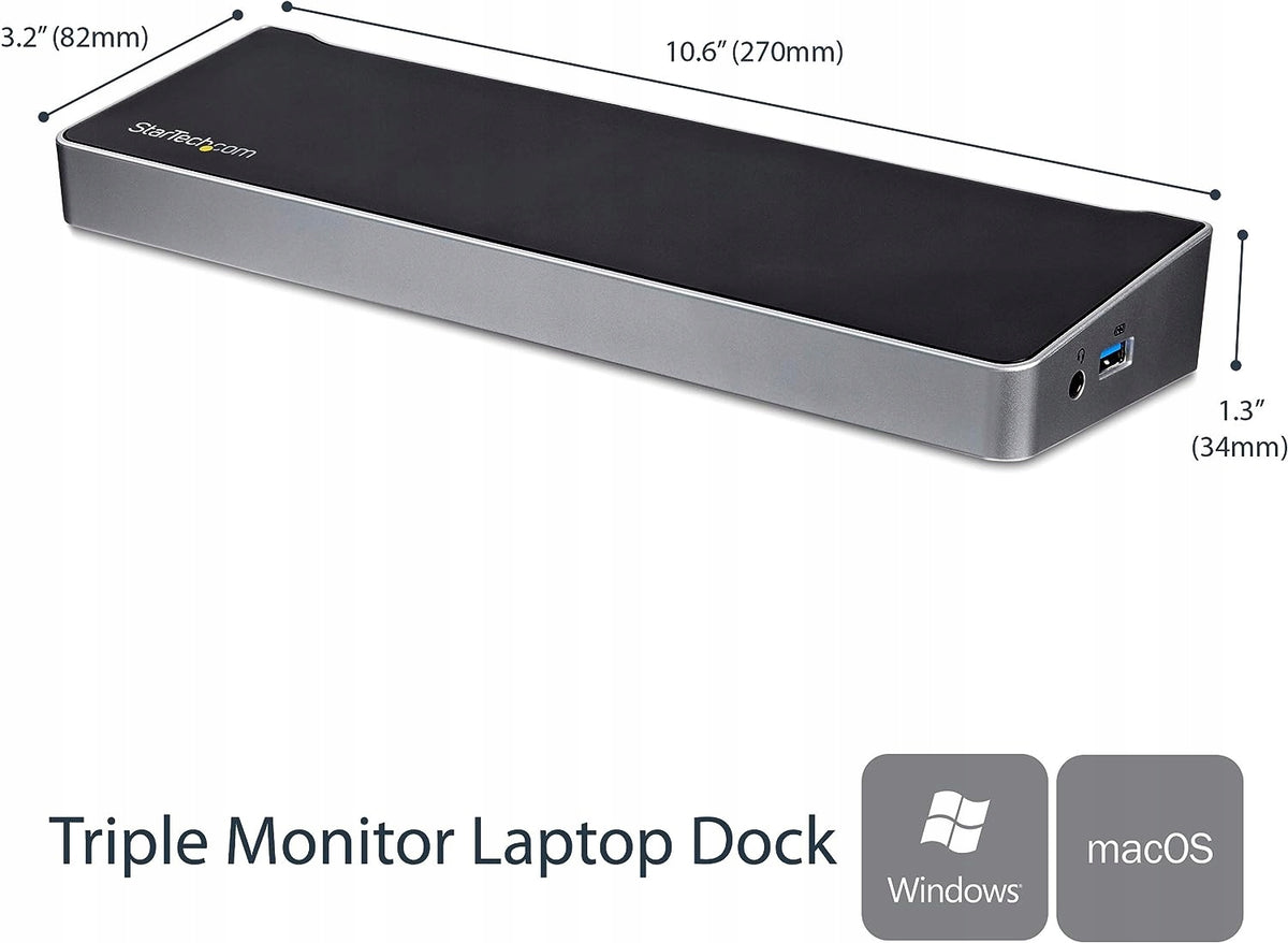 STARTECH .COM USB3DOCKH2DP USB hub Manufacturer StarTech