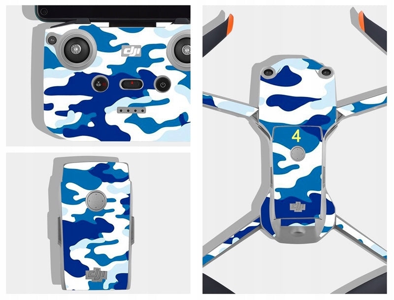 STARTRC sticker set for DJI MAVIC AIR 2S drone - Blue Camo (1109546) Manufacturer code 1109546