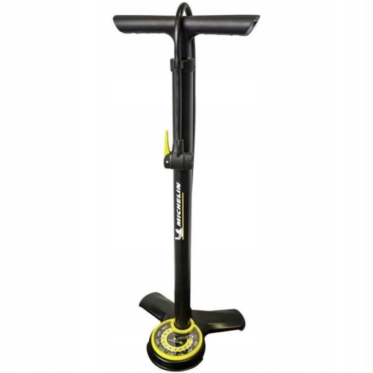 STATIONARY CAR BICYCLE PUMP WITH PRESSURE GAUGE MICHELIN Color black