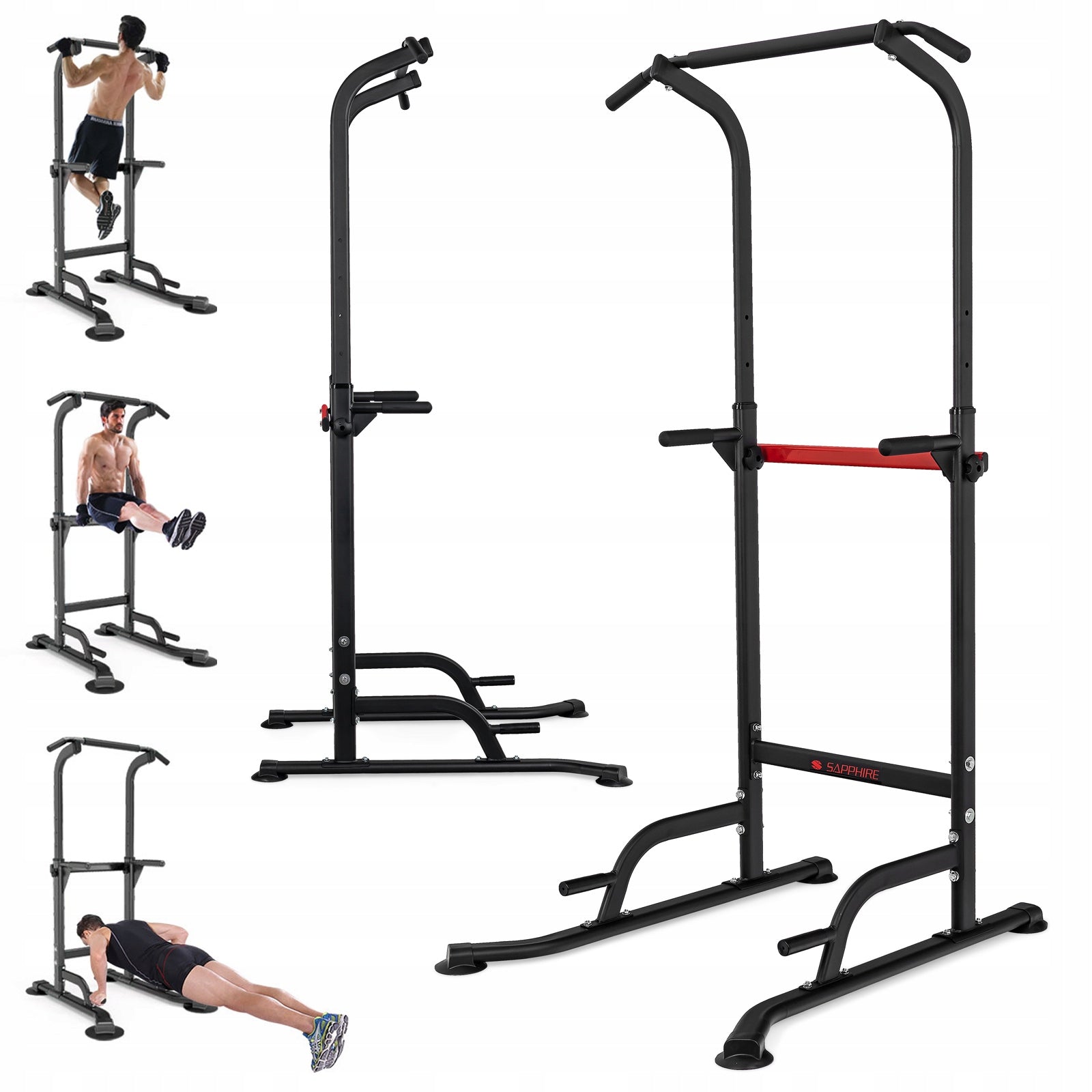 STATIONARY EXERCISE HANDRAILS for dips Pull-up BAR ADJUSTABLE