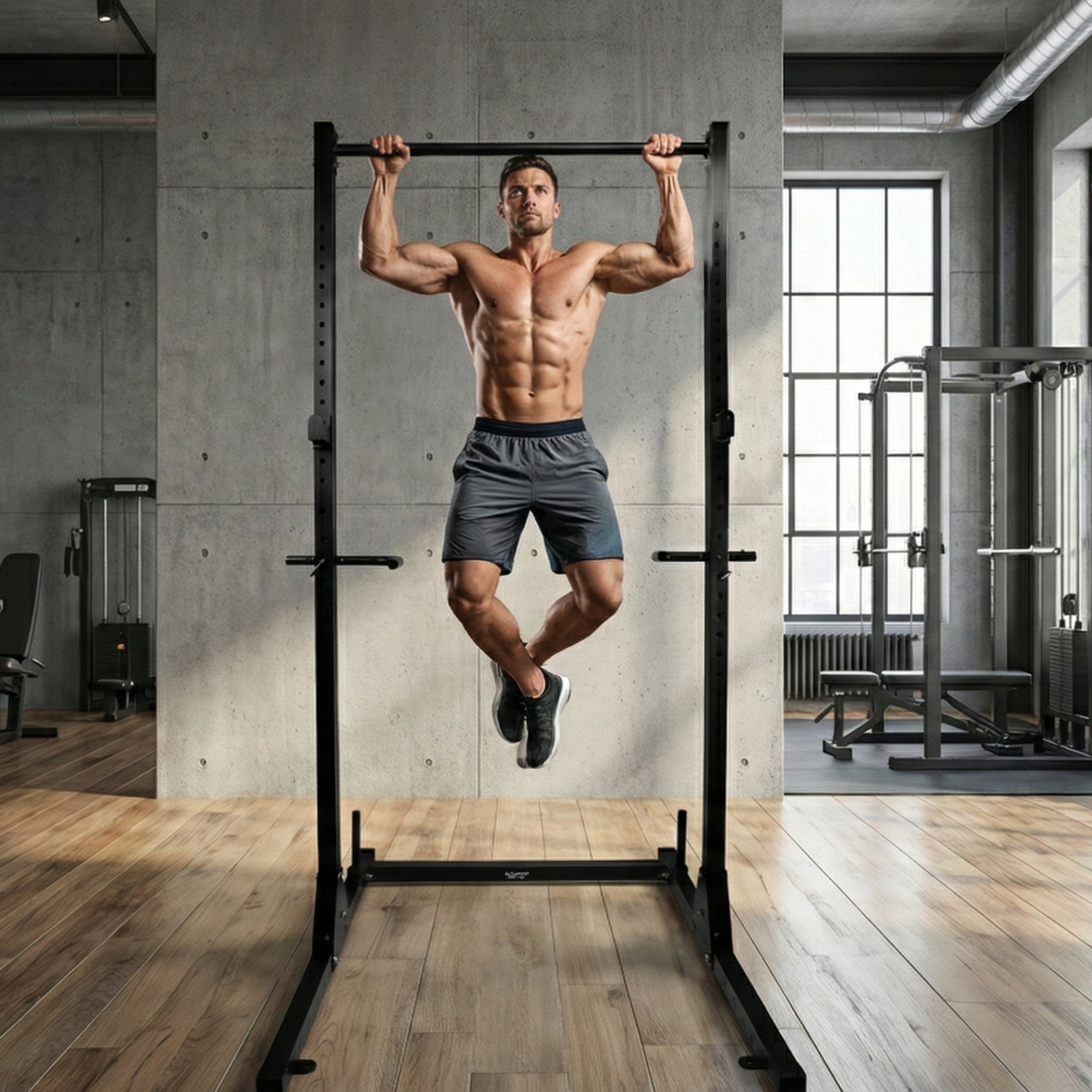 STATIONARY PULL-UP BAR HANDRAILS FOR DIP EXERCISES FUNFIT Manufacturer code 4588