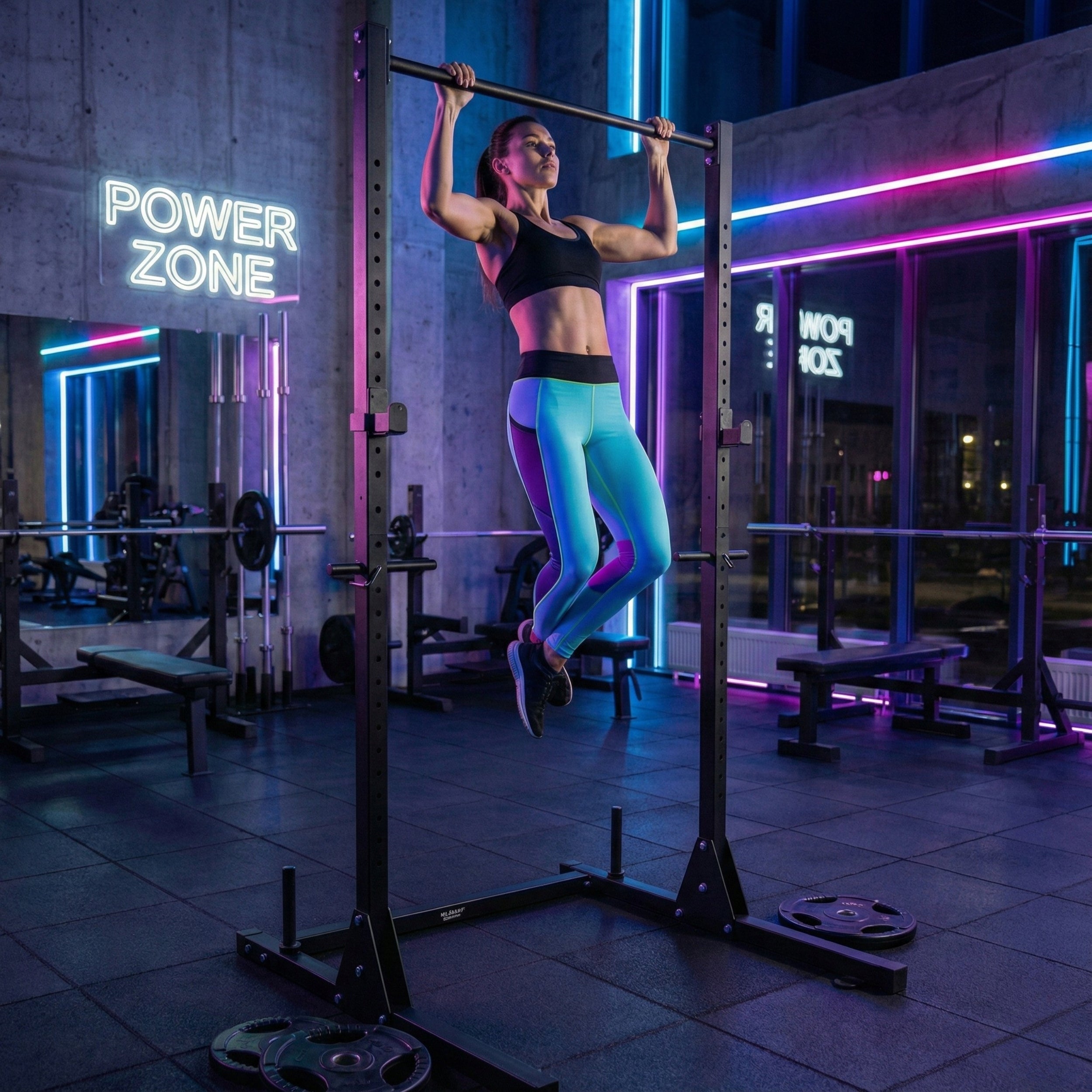 STATIONARY PULL-UP BAR HANDRAILS FOR DIP EXERCISES FUNFIT Model FUNFIT