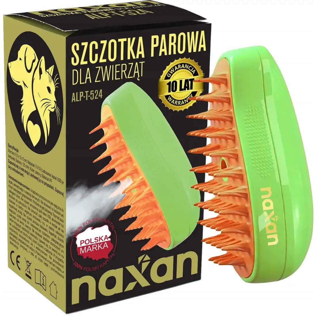 STEAM BRUSH FOR CAT DOGS ELECTRIC FOR HAIR CARE