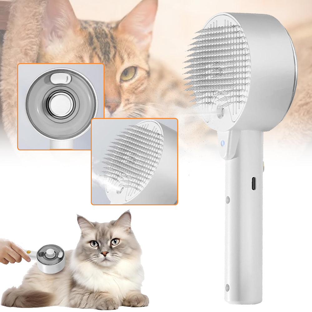 STEAM BRUSH, FOR LONG AND SHORT HAIR, CATS, FOR PETS