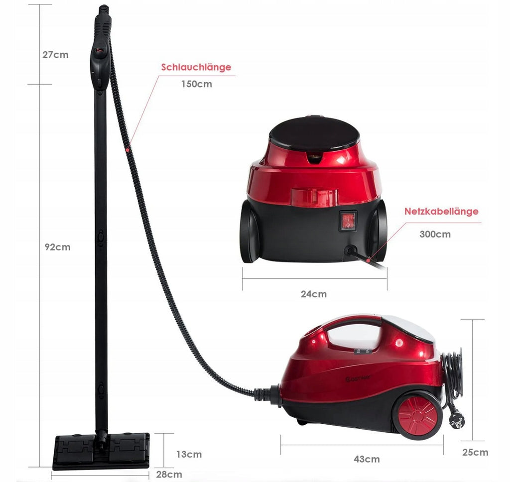 STEAM CLEANER 2000W STEAM CLEANER 19 ACCESSORIES DISINFECTION Brand Costway