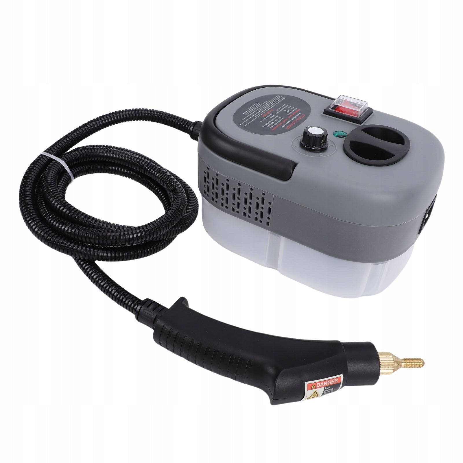 STEAM CLEANER 2500W HAND WASHER STEAM CLEANER SET WITH ECO ACCESSORIES Dominant color gray