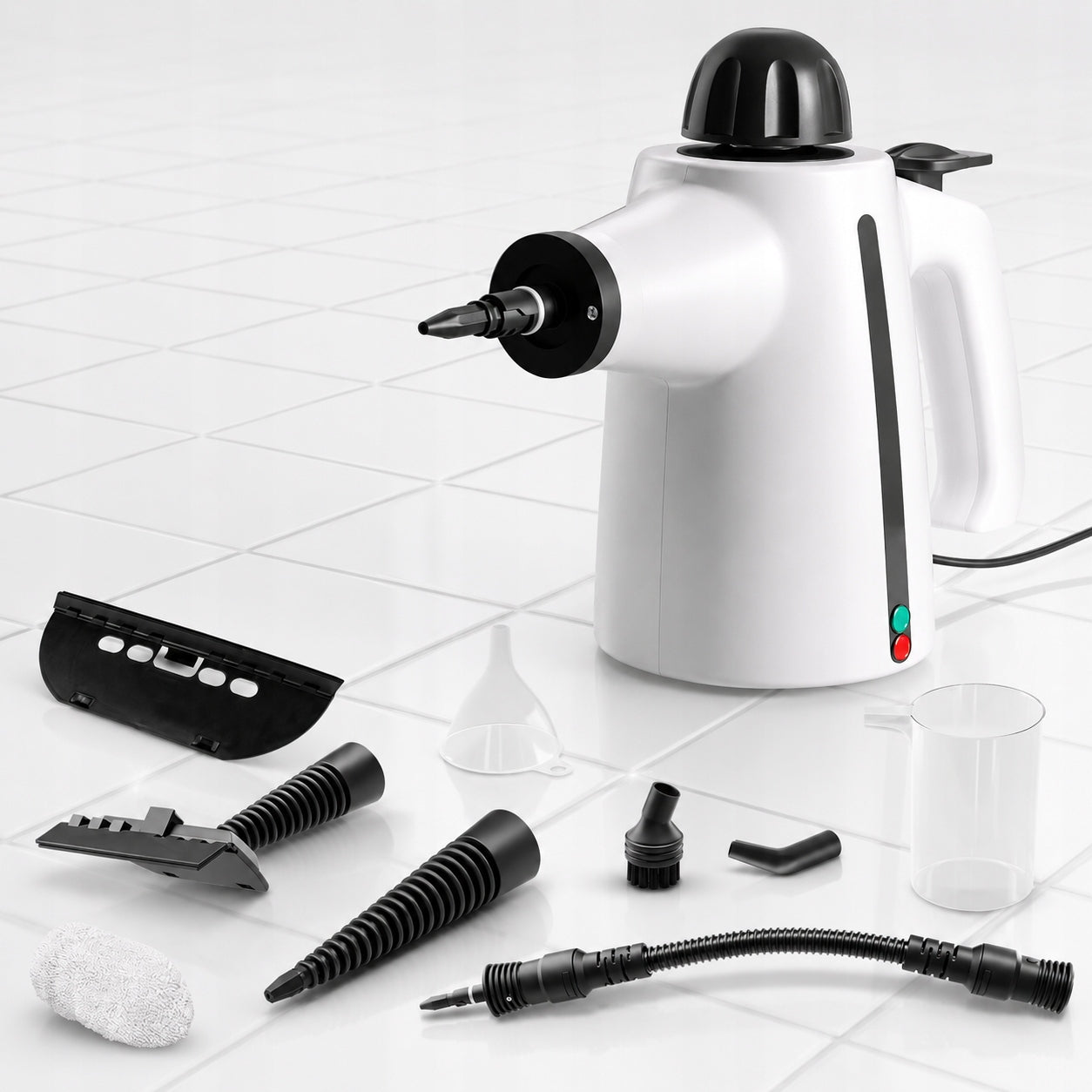 STEAM CLEANER 3,7B PRESSURE CLEANER FOR GROUT UPHOLSTERY WINDOWS Dominant color white