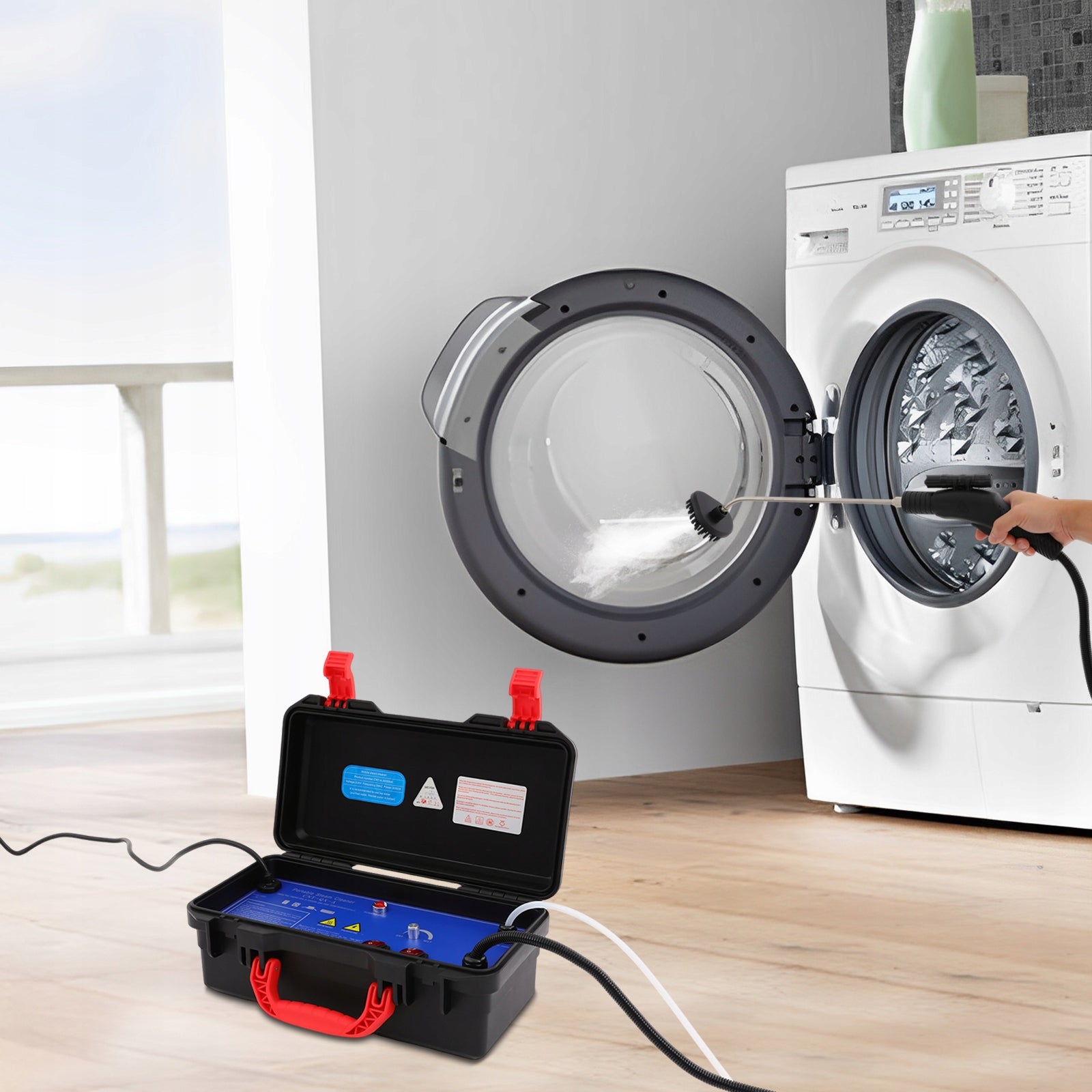 STEAM CLEANER 3000W 3.5BAR PRESSURE FOR KITCHEN/FURNITURE/FLOOR/CAR Power 3000 W