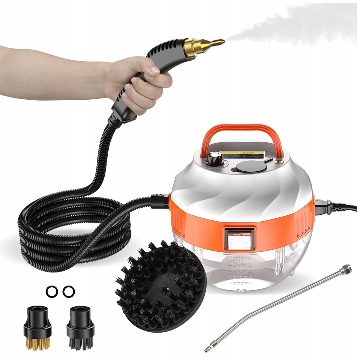 STEAM CLEANER 3800W HAND WASHER STEAM CLEANER KIT WITH ACCESSORIES Power 3800 W