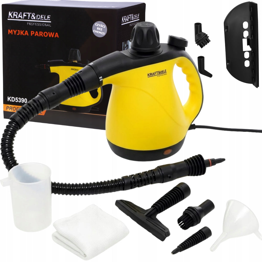 STEAM CLEANER GROUT WINDOW CLEANER HAND STEAMER 3,5 Bar 1200W Set