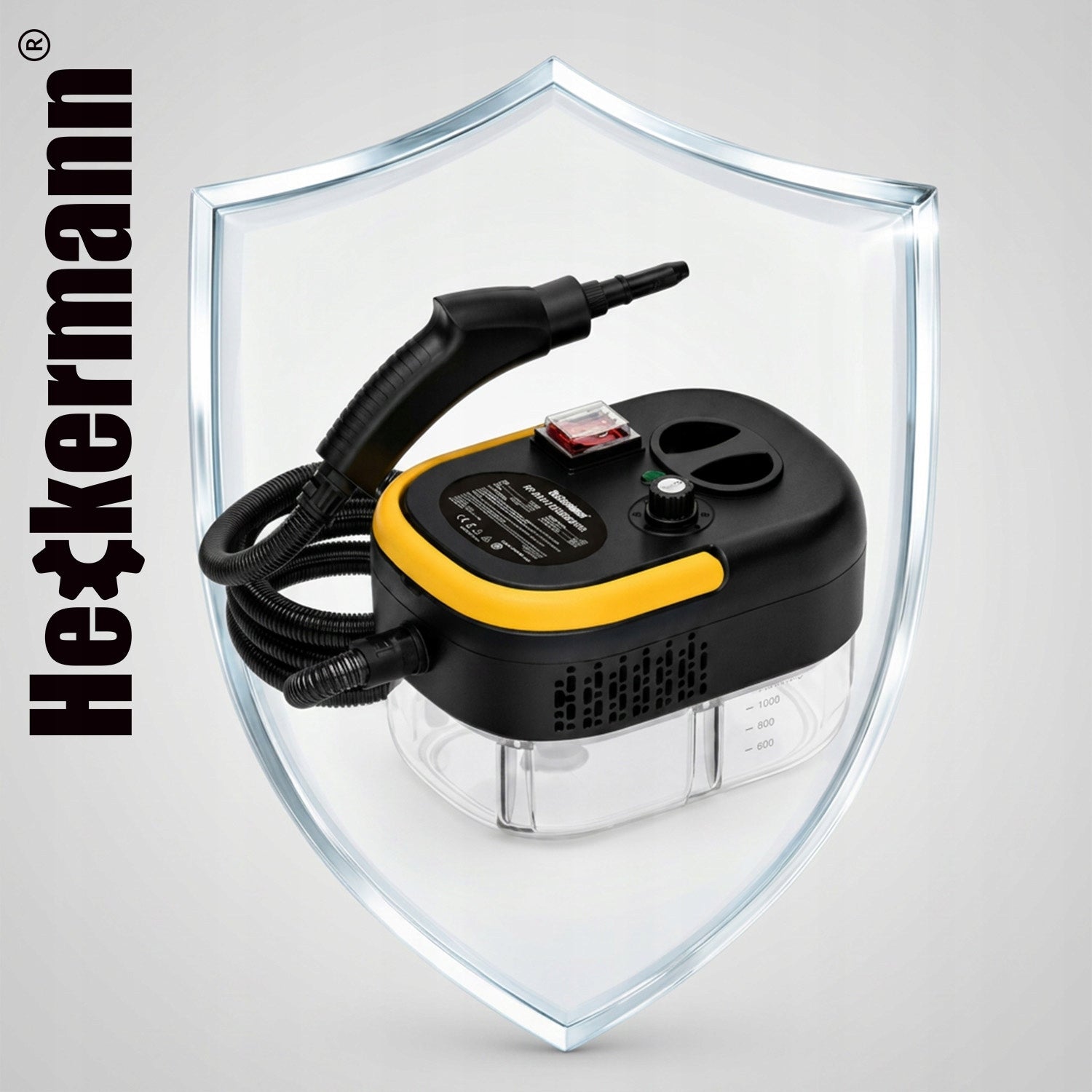 STEAM CLEANER GROUT WINDOW PRESSURE CLEANER HAND STEAMER 3 Bar 2500W Product depth 15 cm