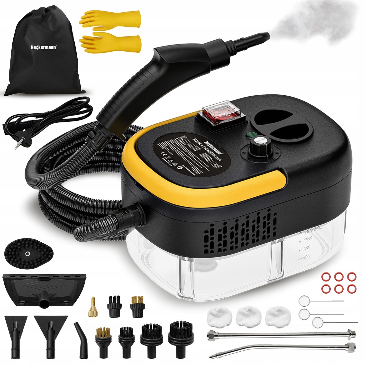 STEAM CLEANER GROUT WINDOW PRESSURE CLEANER HAND STEAMER 3 Bar 2500W