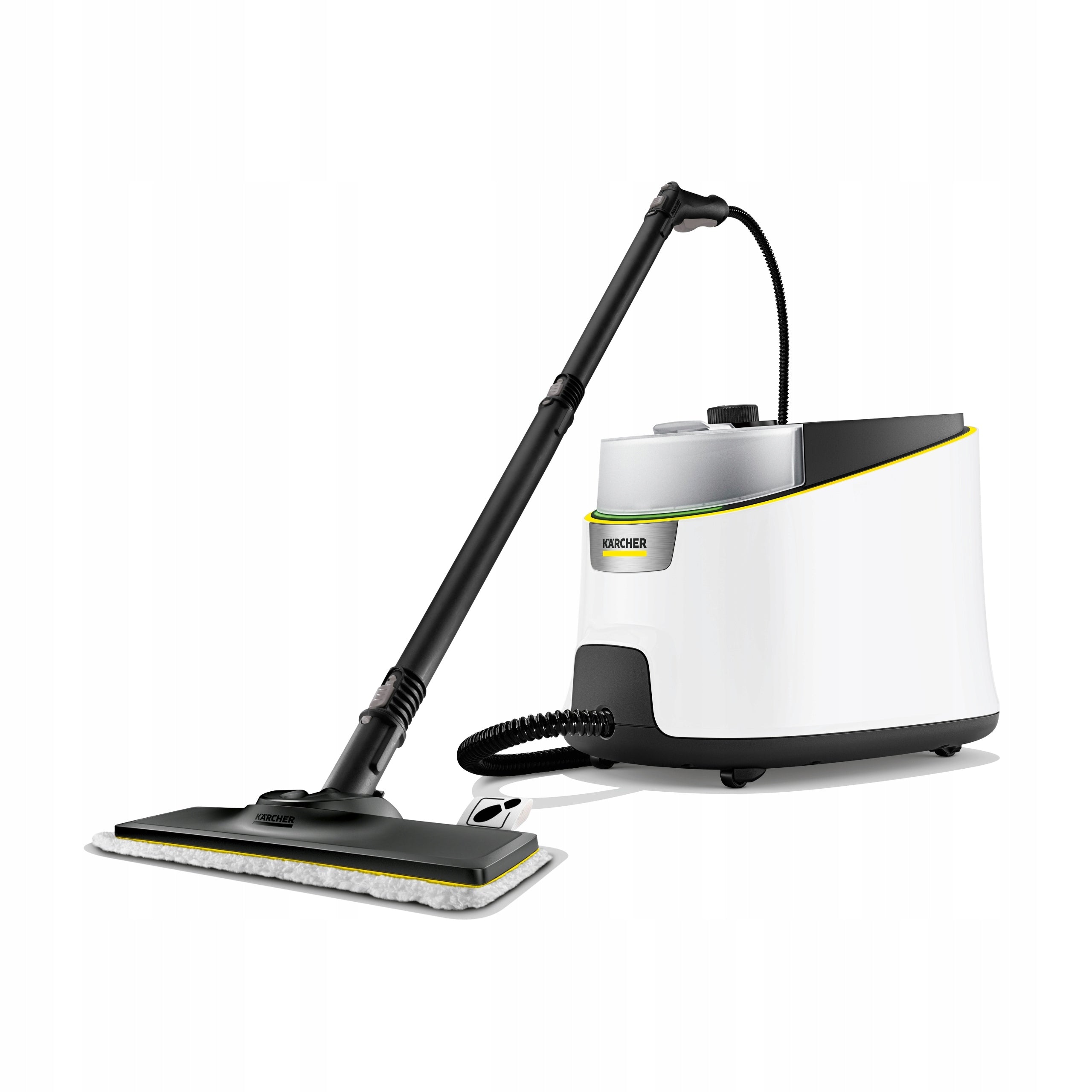 STEAM CLEANER KARCHER SC 4 STEAMER LARGE SET FOR GROUTING CLOTHES AND WINDOWS Dominant color black