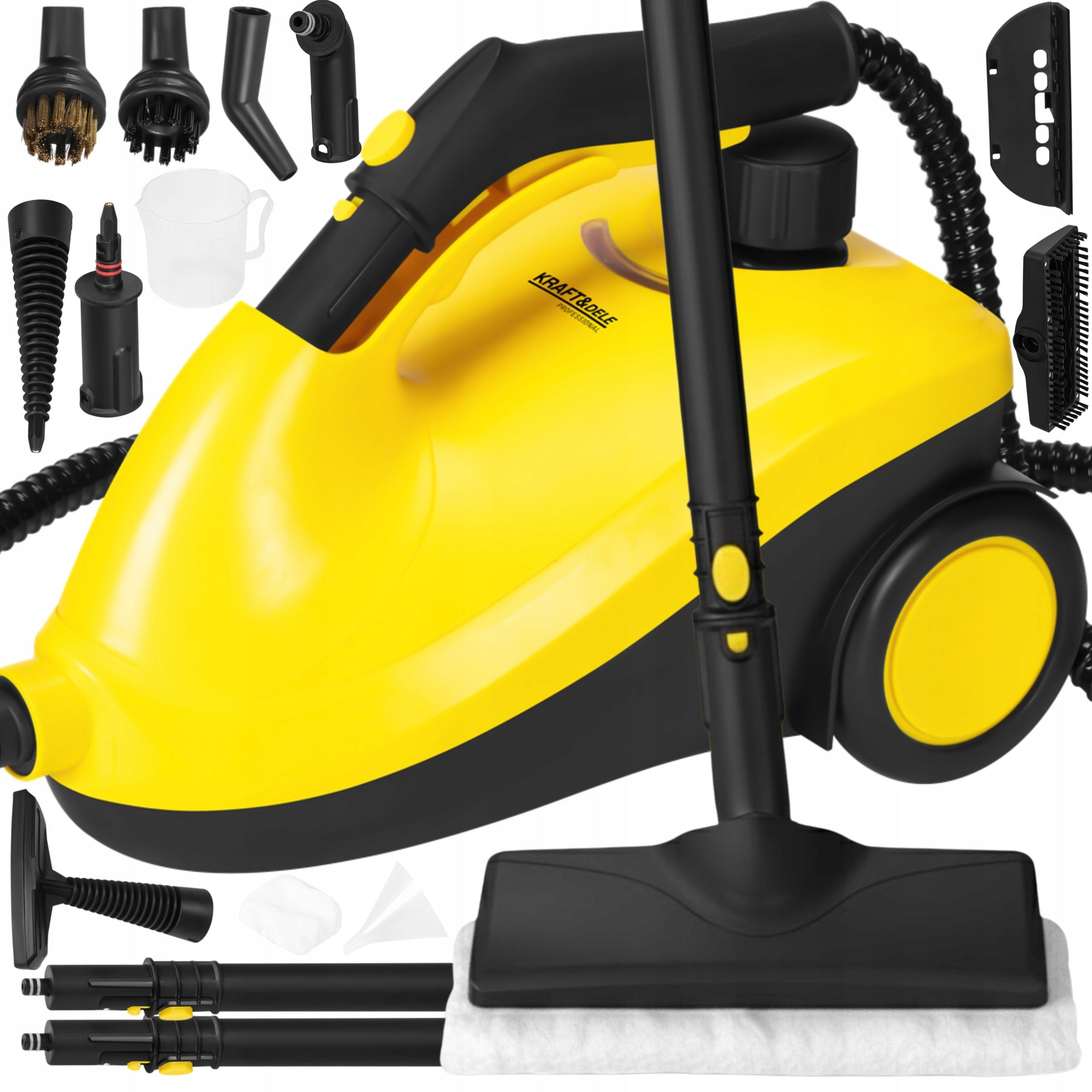 STEAM CLEANER PRESSURE CLEANER FOR GROUT UPHOLSTERY WINDOWS STEAMER POWER 2500W