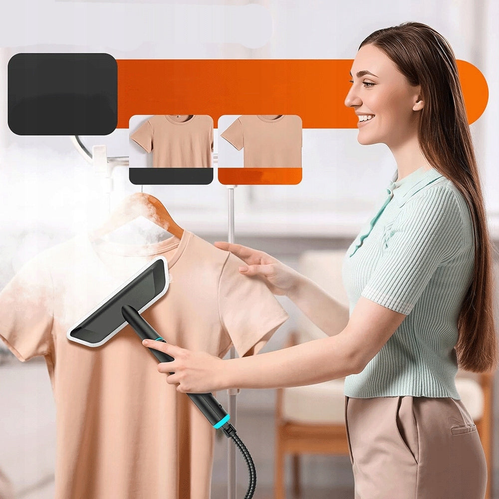STEAM CLEANER STEAM CLEANING KIT 9IN1 STEAMER FOR HOME AND CAR Power cable length 1.5 m