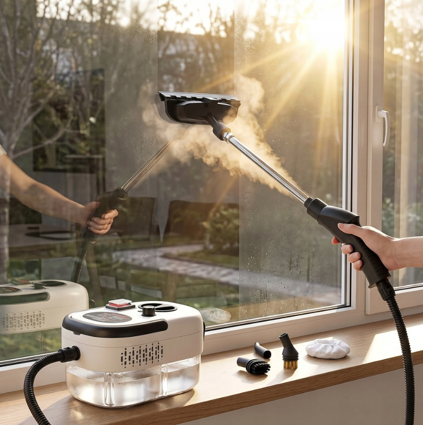 STEAM CLEANER STEAM MOP STEAMER FOR CLEANING AND REMOVING DIRT 3,5 BAR Maximum steam pressure 3 bar