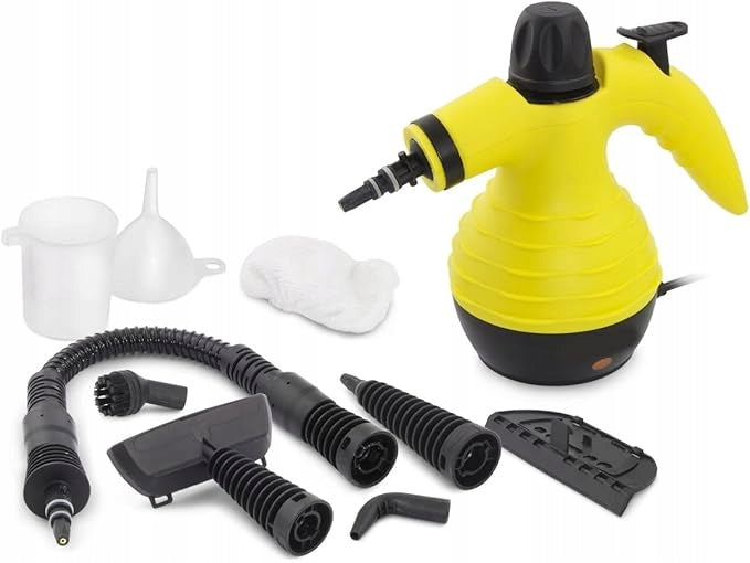 STEAM CLEANER STEAMER 1000W PRESSURE STEAM CLEANER 3,5 BAR NOZZLE SET Packaging status original