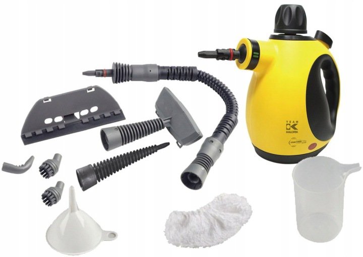 STEAM CLEANER STEAMER 3 BARS FOR CARPET GROUT SET XXL Dominant color yellow/gold