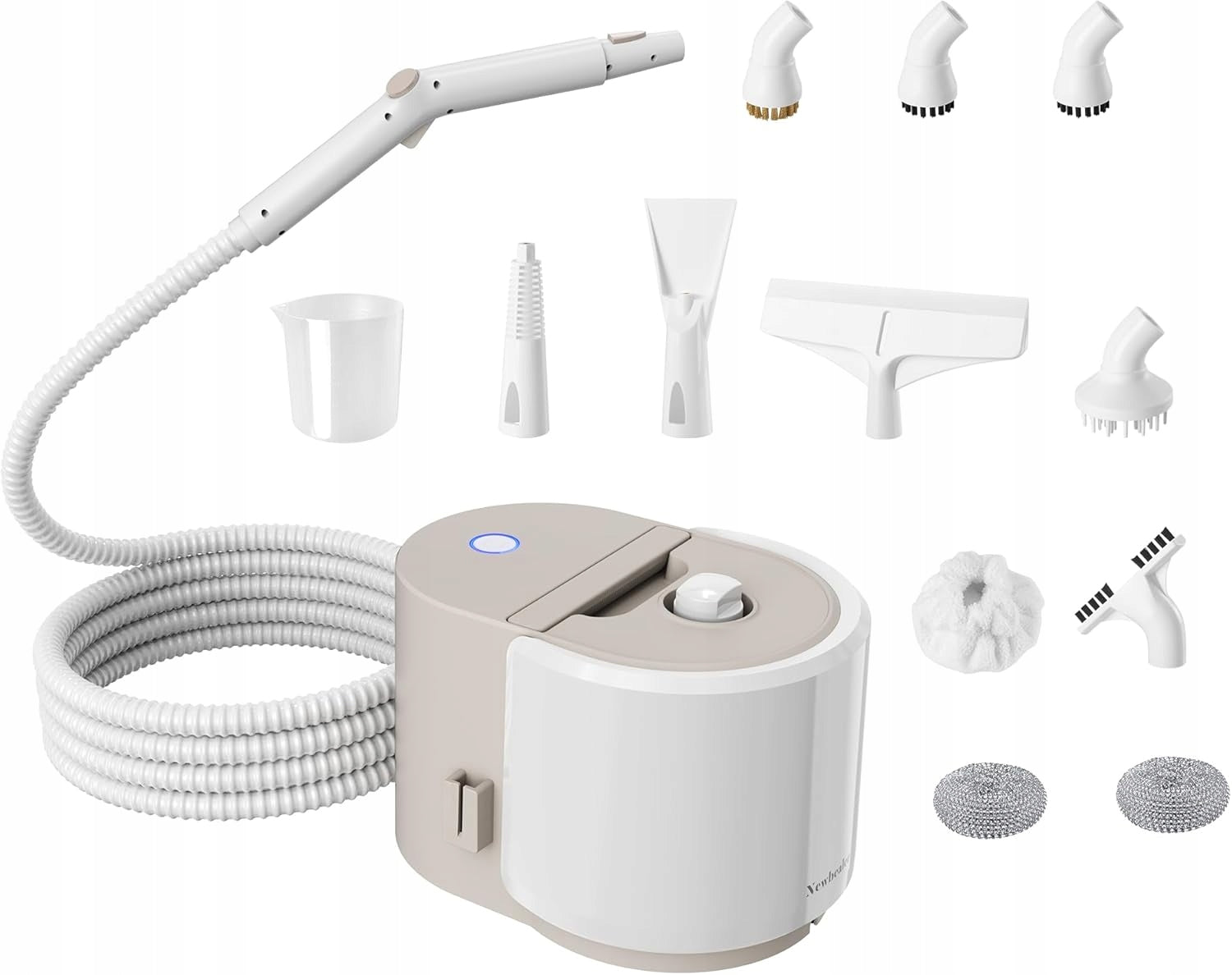 STEAM CLEANER STEAMER NEWBEALER 1500W 3BARY 1,5L 12 ACCESSORIES EFFICIENT