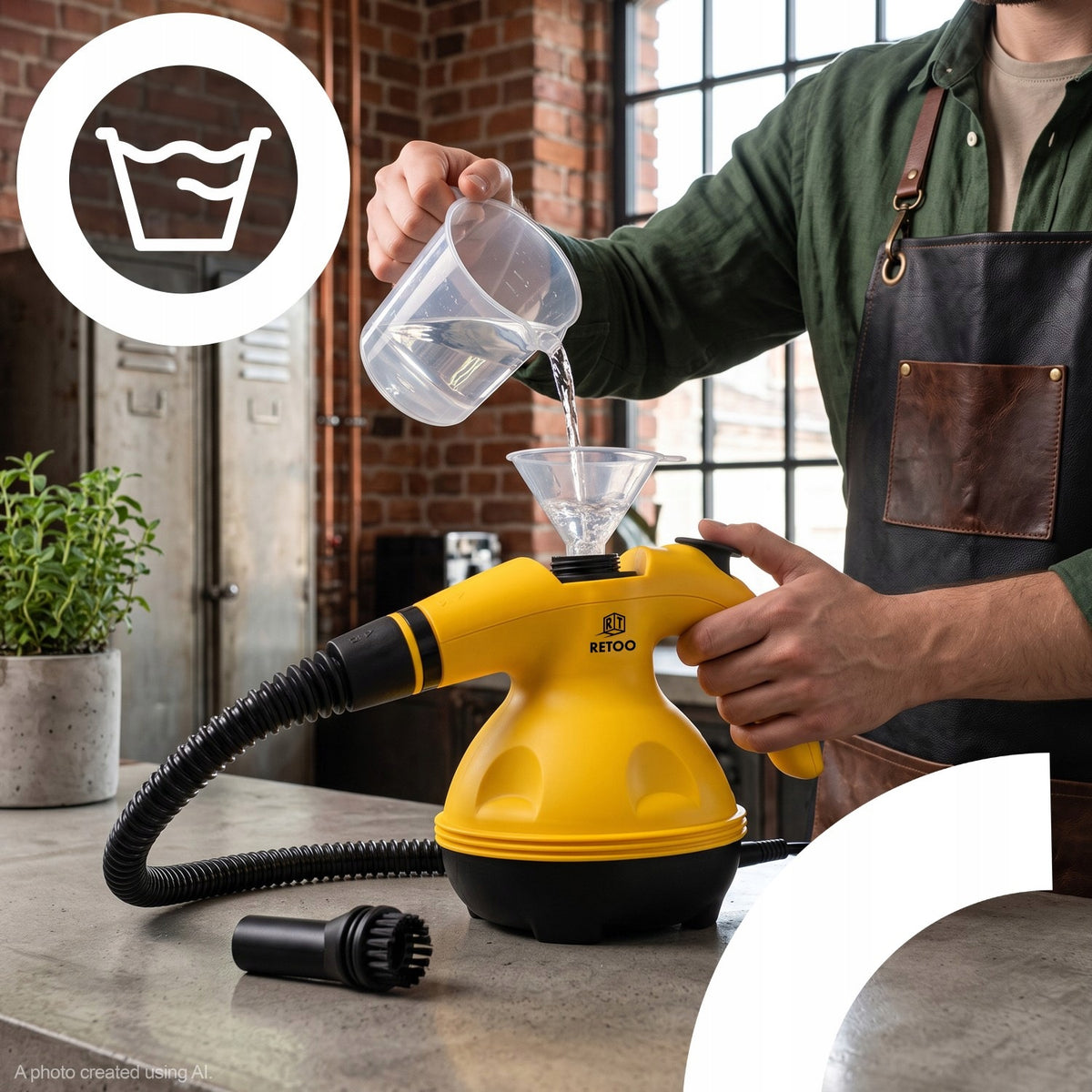 STEAM CLEANER STRONG 1000W PRESSURE CLEANER STRONG + ACCESSORIES Manufacturer code ZESTAW O529