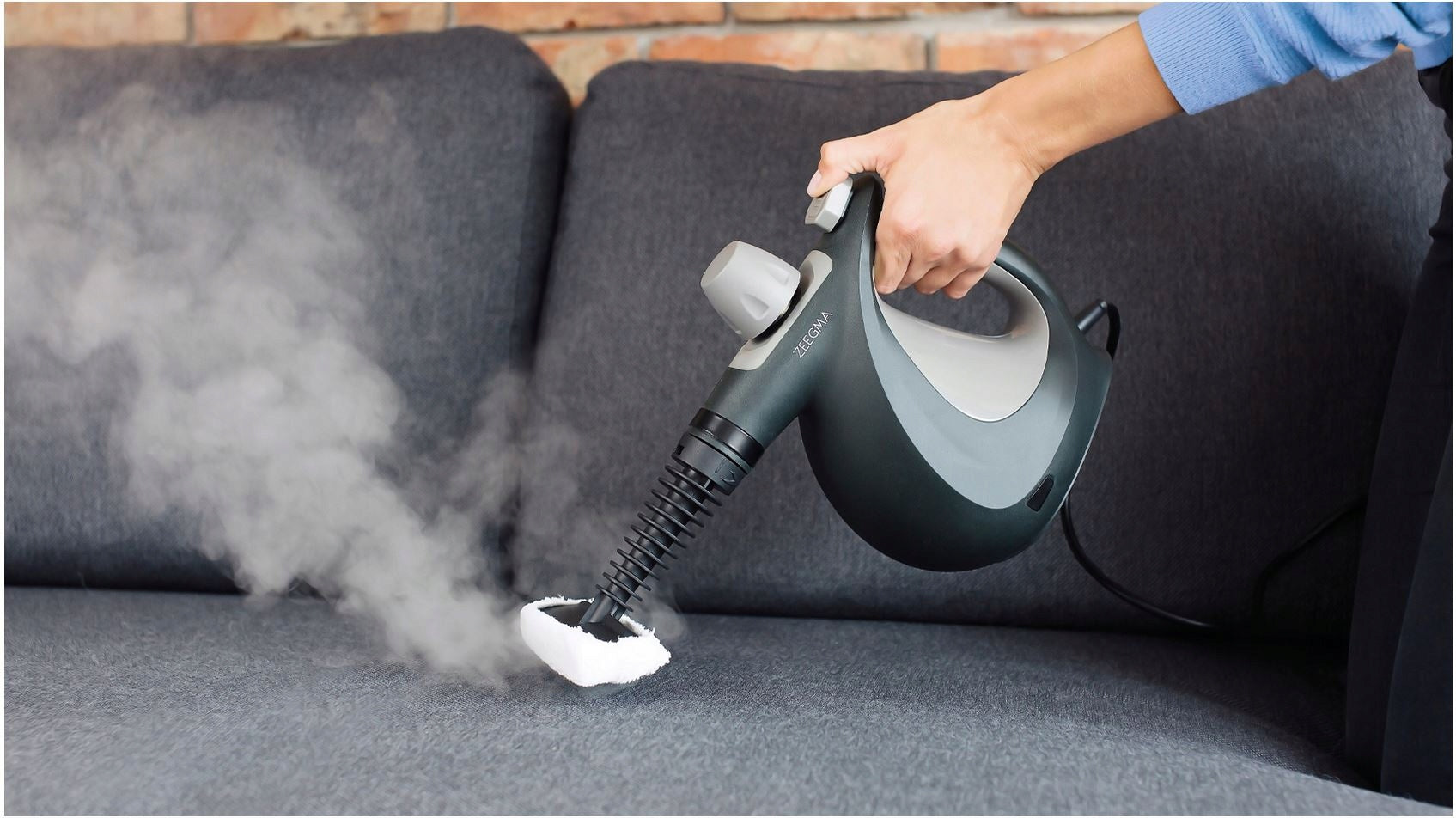STEAM CLEANER ZEEGMA DRADEN 9in1 STEAM MOP 12 ELEMENTS TIP 1000W TUV Packaging status original