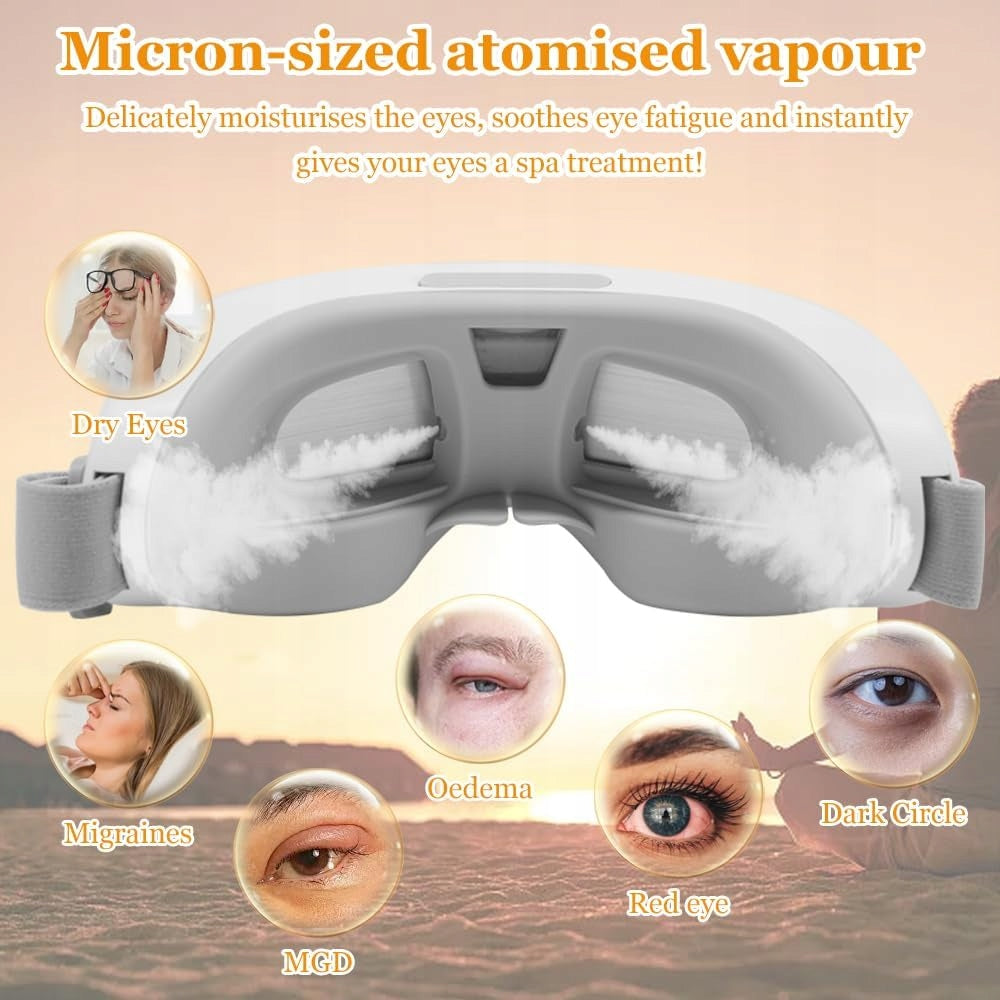 STEAM EYE MASSAGER WITH HEAT MOISTURIZING RELAXING MASK Manufacturer code 5904059055491