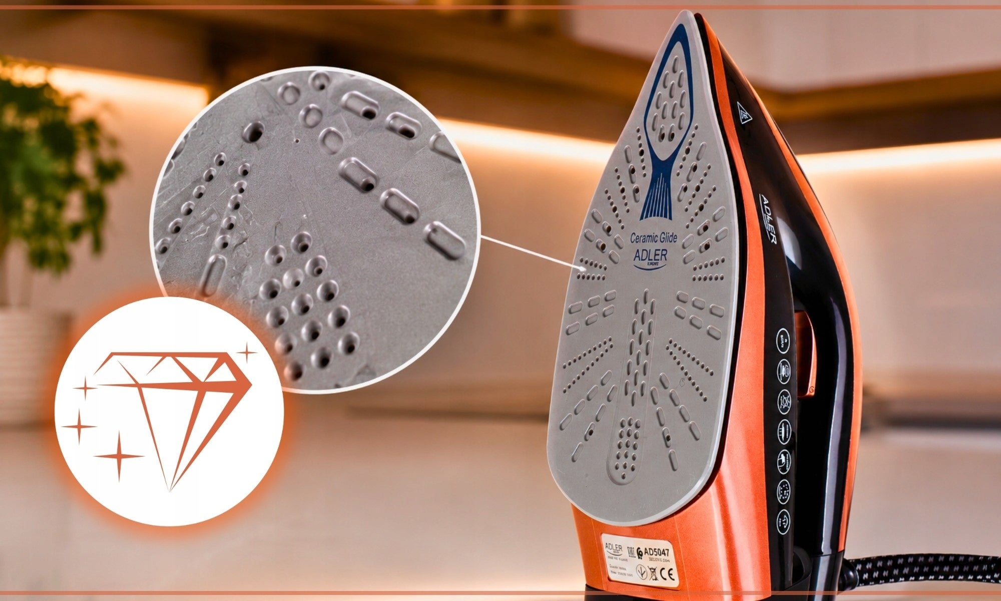 STEAM GENERATOR STEAM STATION IRON WITH CERAMIC COATING STATION 3100W Dominant color black