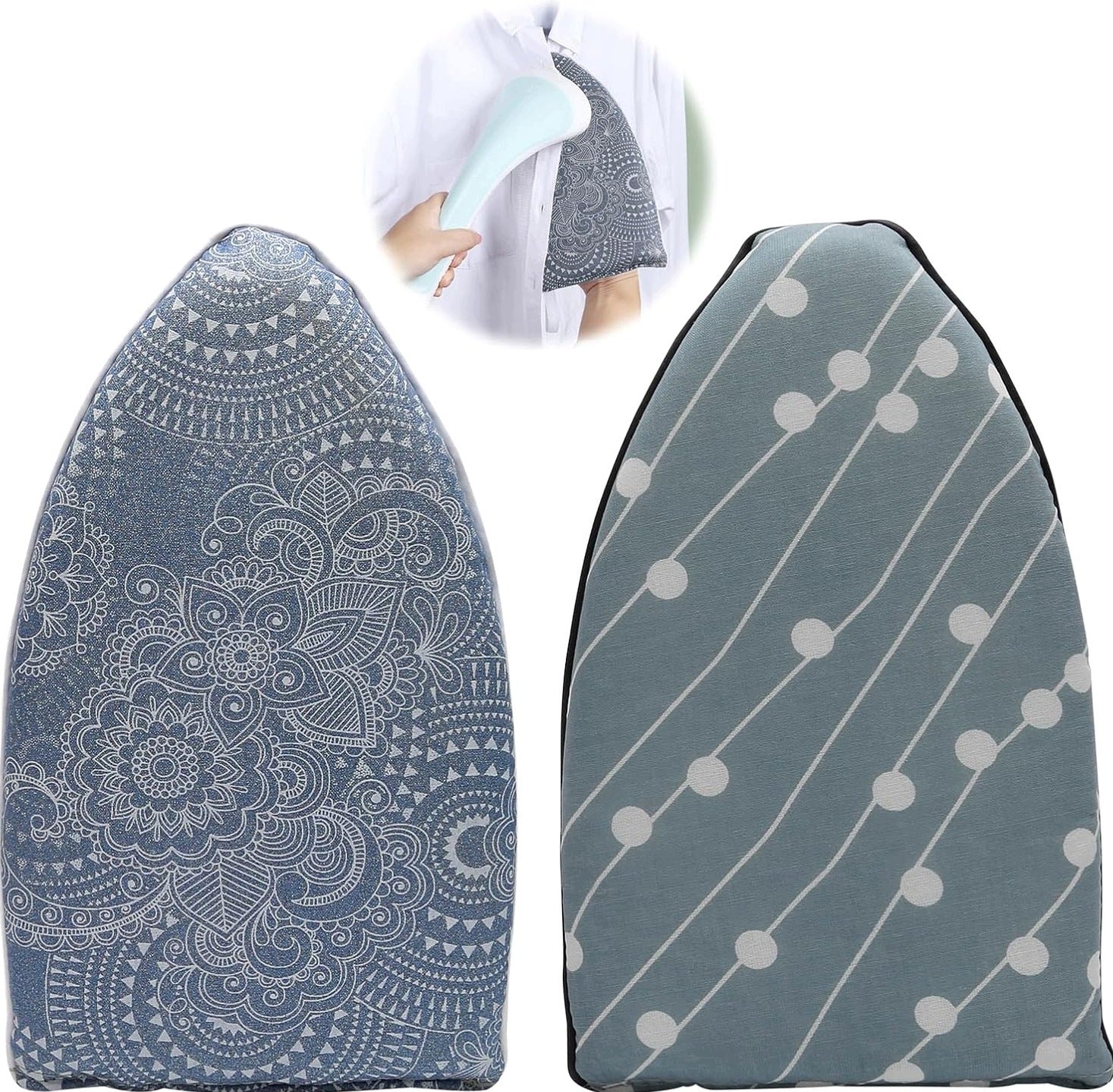 STEAM GLOVES FOR IRONING FOAM 25X15X3CM GREY 2 PIECES
