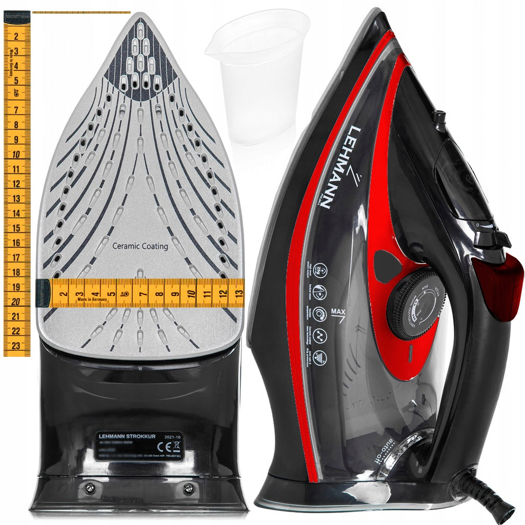 STEAM IRON CERAMIC FIREFIGHTER 3000W 22in1 ANTI-DRIP 200CM 140G/MIN STRONG