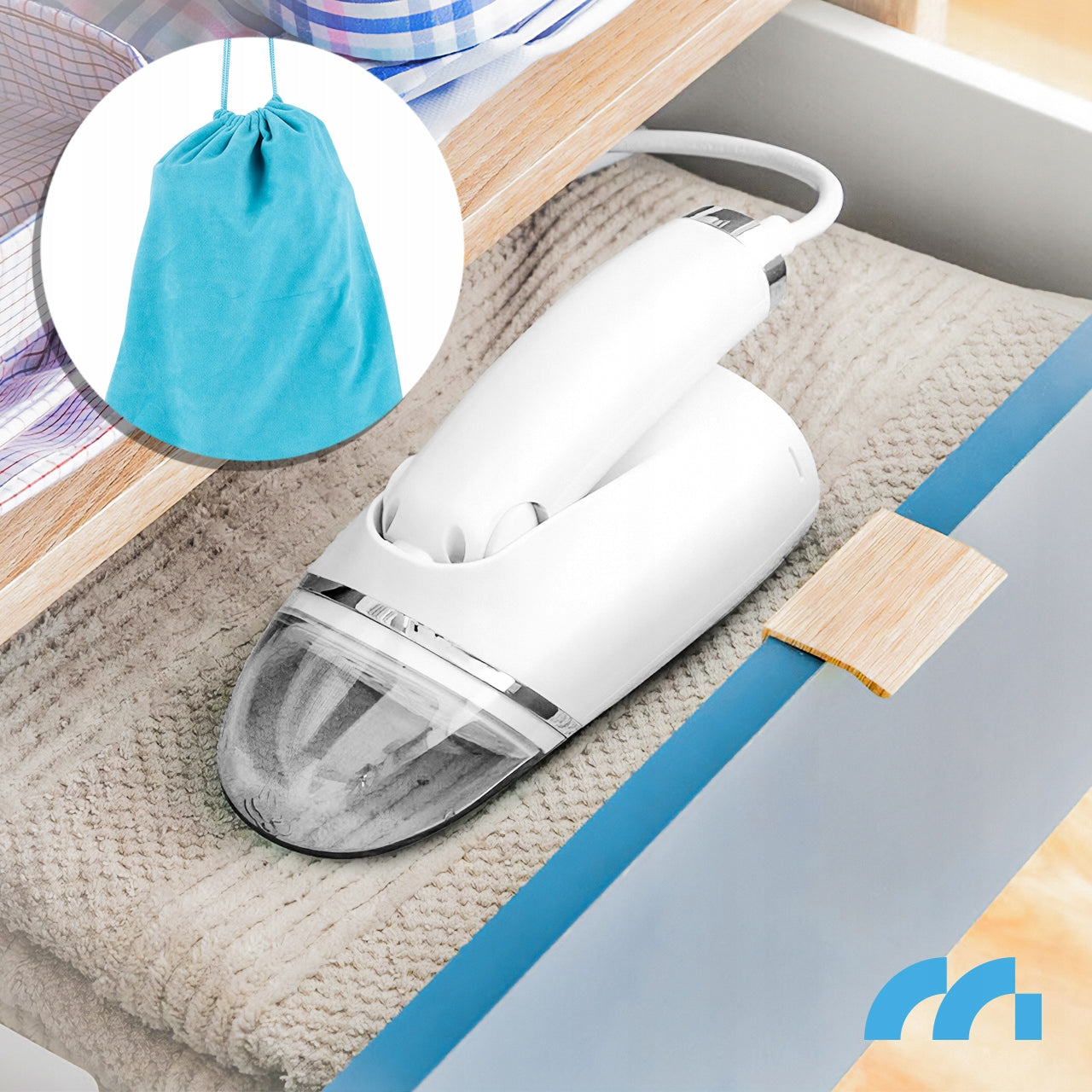 STEAM IRON STEAMER FOR CLOTHES TOURIST FOLDING COVER Power 1000 W