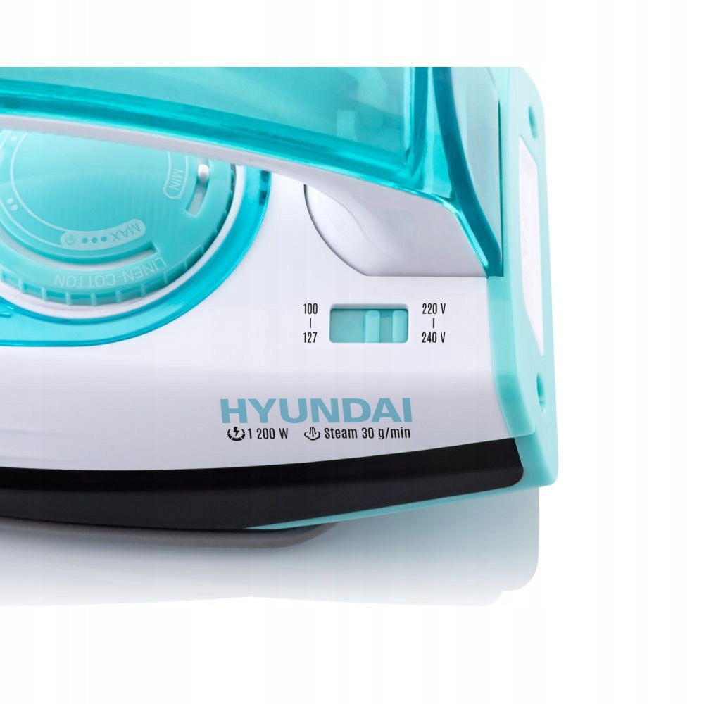 STEAM IRON TOURIST CERAMIC TRAVEL ADJUSTMENT °C 1200W HYUNDAI Foot type ceramic