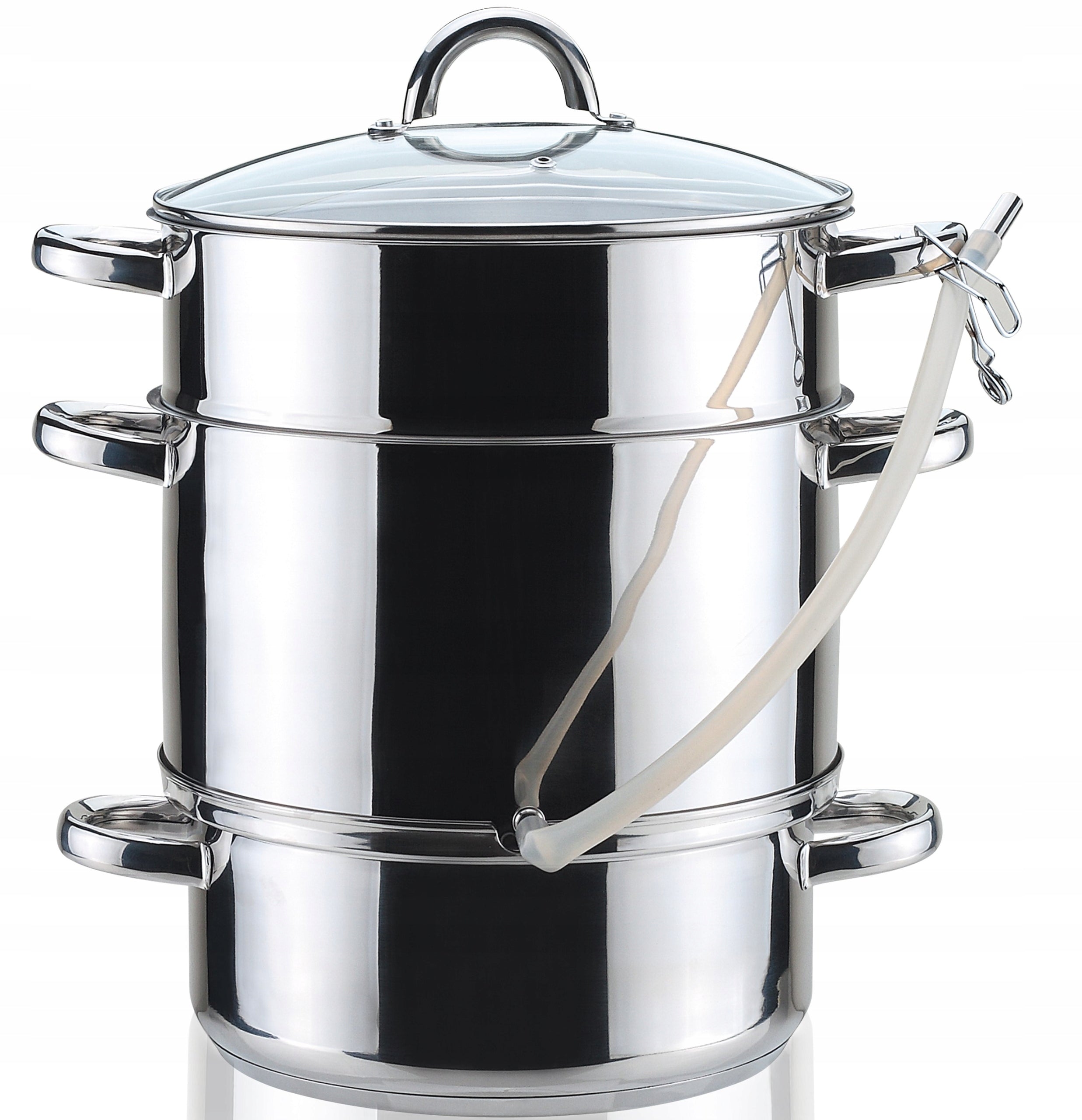 STEAM JUICER JUICE POT 8L STAINLESS STEEL INDUCTION GAS CERAMIC