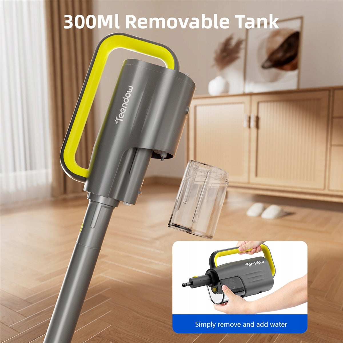 STEAM MOP 6IN1 20S 300ML 2 STEAM MODES AKCESORIA FOR FLOORS Model Ilość końcówek