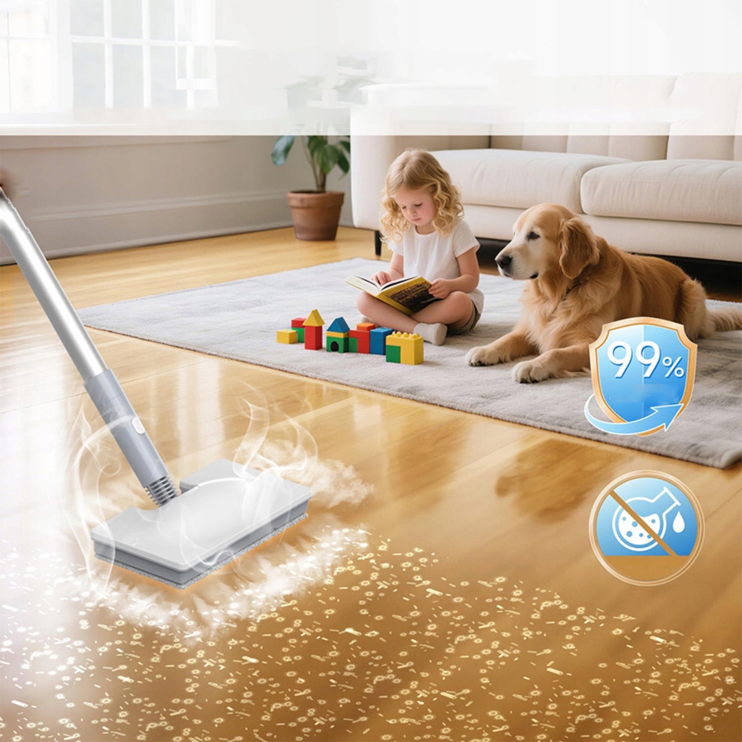 STEAM MOP PLUS ELECTRIC FOR CLEANING FLOORS, CARPETS 350 ML Brand no brand