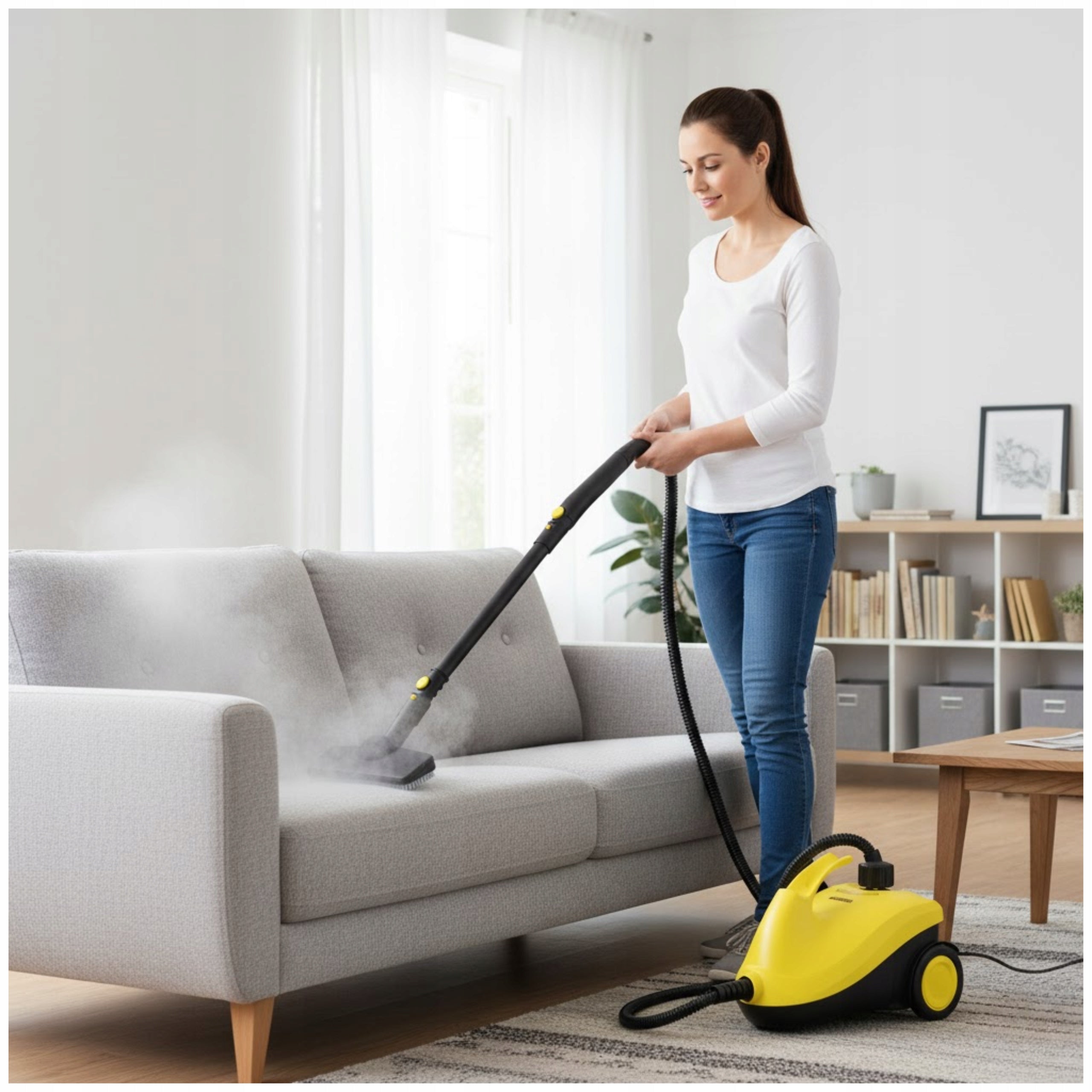 STEAM MOP STEAM CLEANER 2L GROUT WINDOW CLEANER 2500W VACUUM CLEANER STEAMER Model PAROWNICA MYJKA PAROWA + ZESTAW
