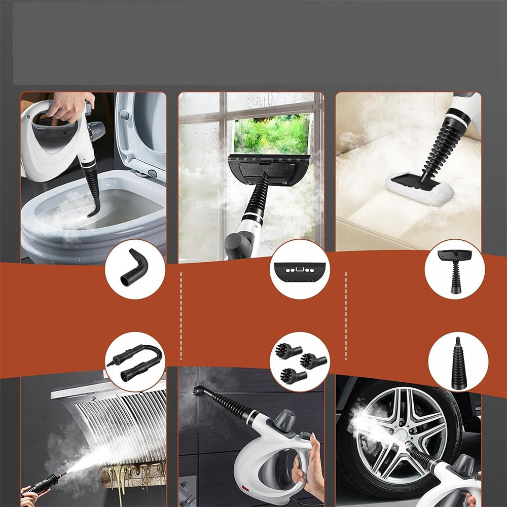 STEAM PRESSURE CLEANER 1050W 3.5 Bar FOR GROUT UPHOLSTERY WINDOWS BED BUGS Brand no brand