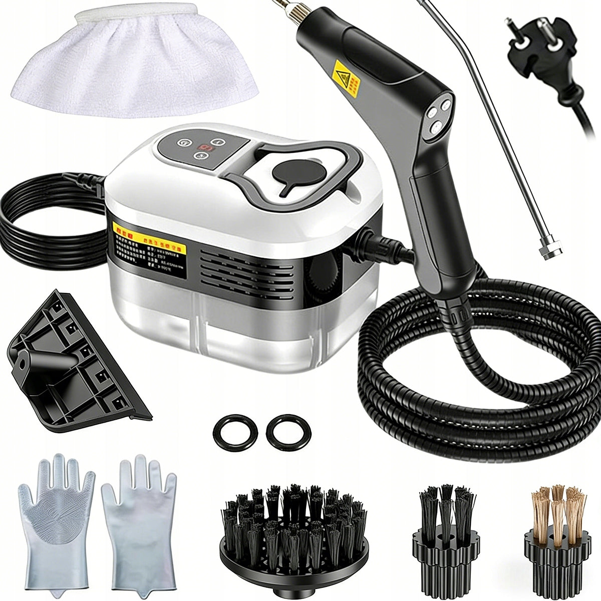 STEAM PRESSURE WASHER FOR KITCHEN AND BATHROOM 2500W 6 POWER LEVELS Type steam washer