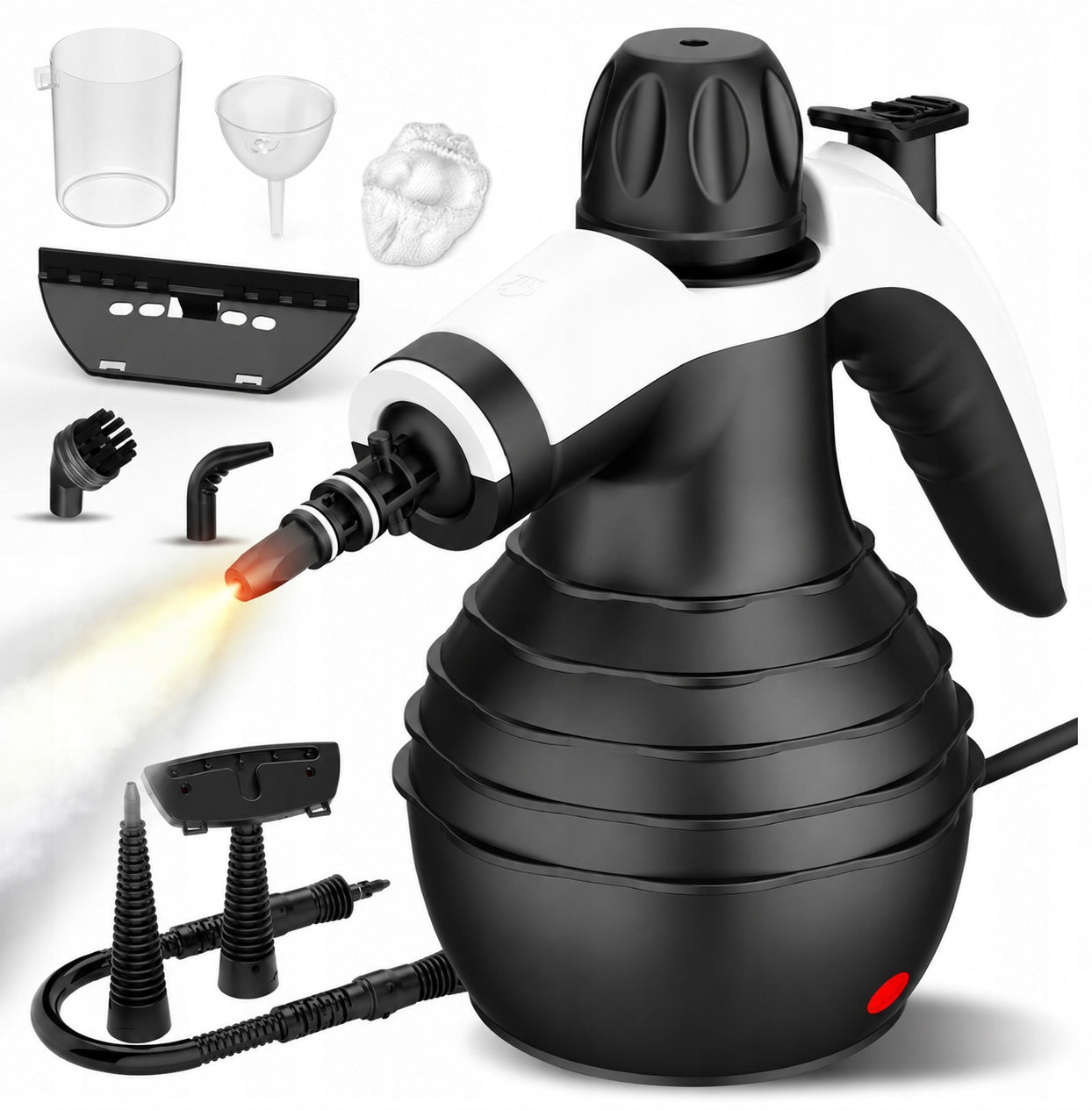 STEAM PRESSURE WASHER SET 9-PIECE HY-308 CHEMICAL FREE CLEANING