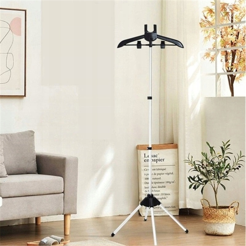 STEAM RACK FOR CLOTHES, TELESCOPIC TRIPOD AND CLOTHES HANGER Product height 160 cm